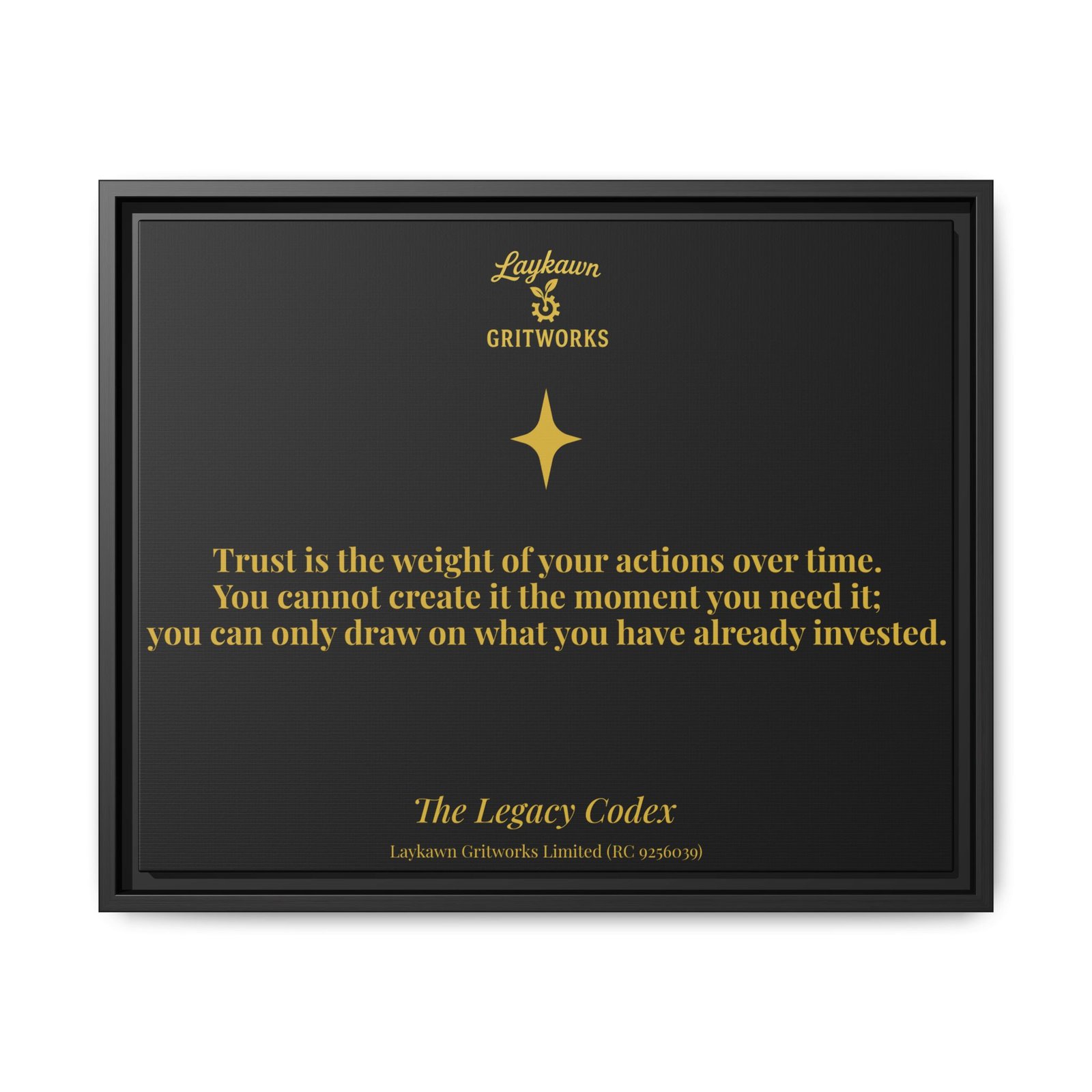 The Weight of Trust – The Legacy Codex Premium Framed Canvas - Image 29
