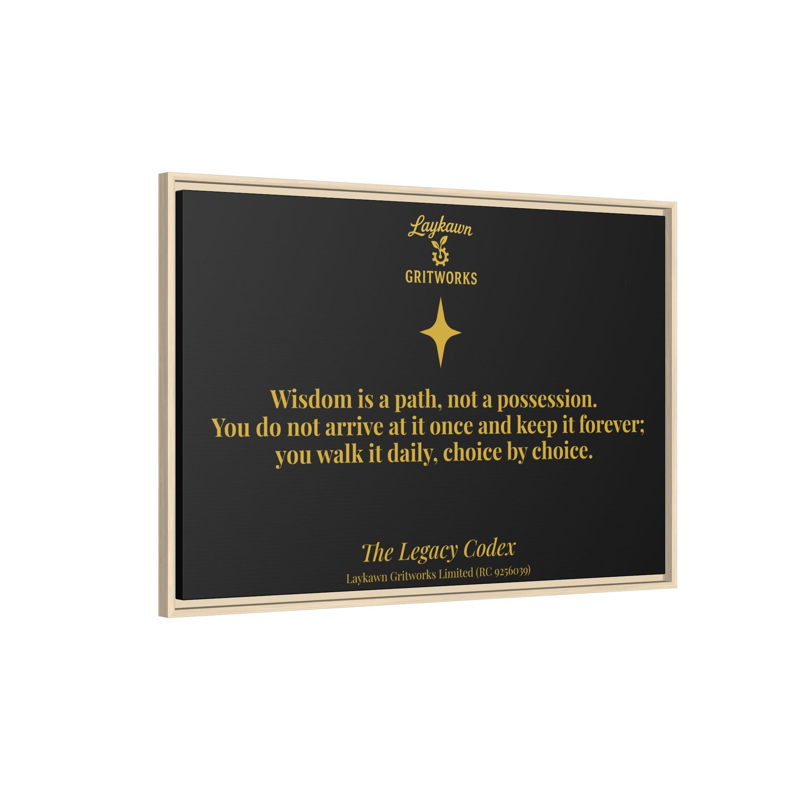 The Path of Wisdom – The Legacy Codex Premium Framed Canvas - Image 46