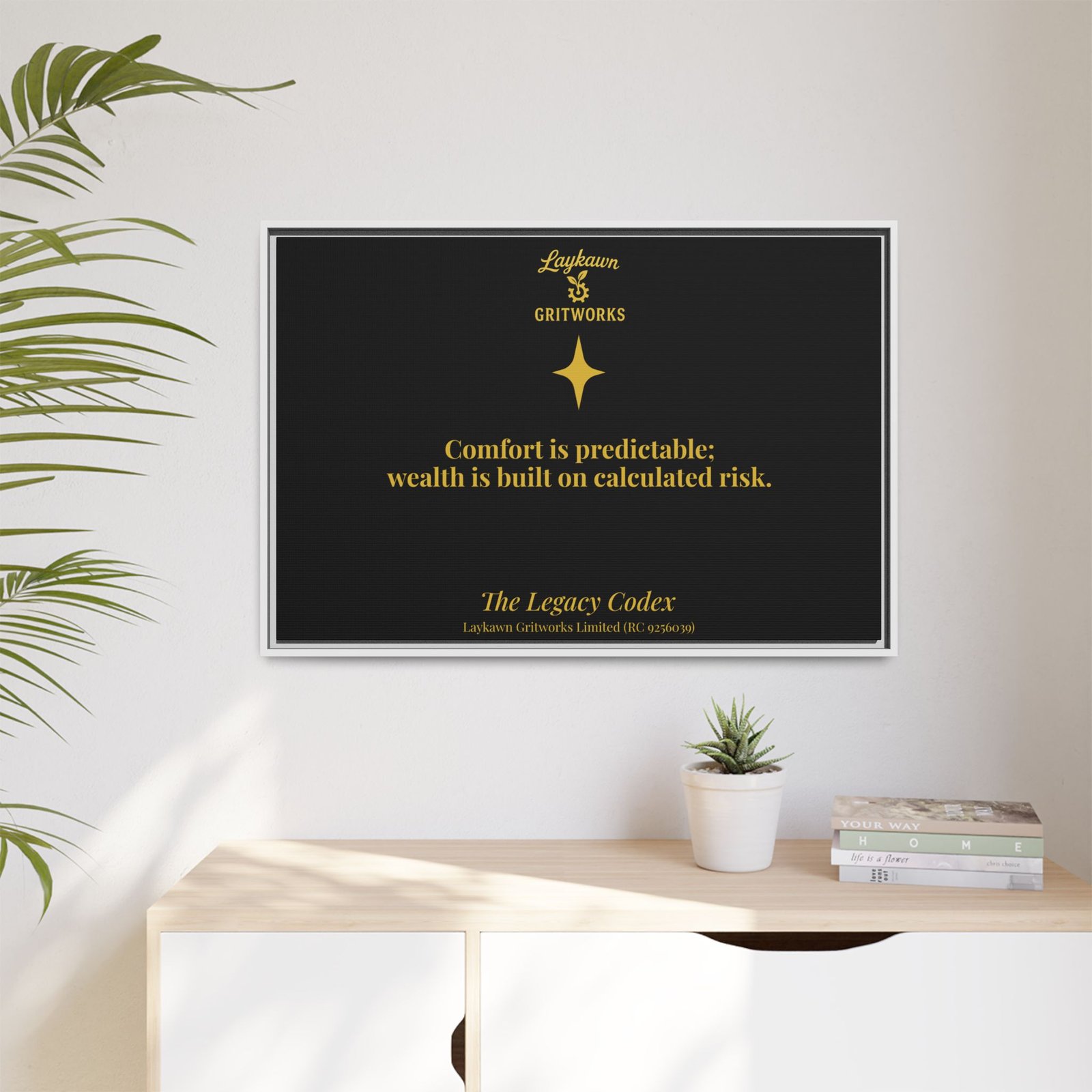 Calculated Risk – The Legacy Codex Premium Framed Canvas - Image 35