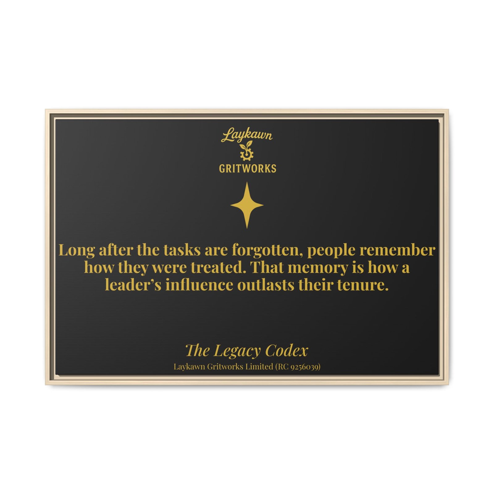 Influence That Outlasts – The Legacy Codex Premium Framed Canvas - Image 45