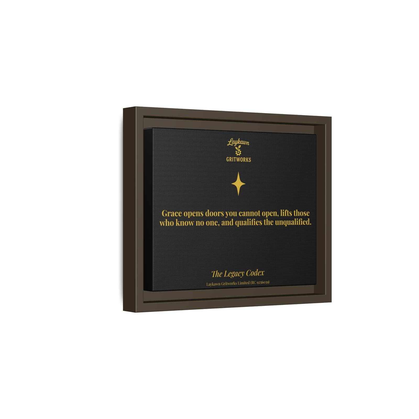 The Grace of Opportunity – The Legacy Codex Premium Framed Canvas - Image 10