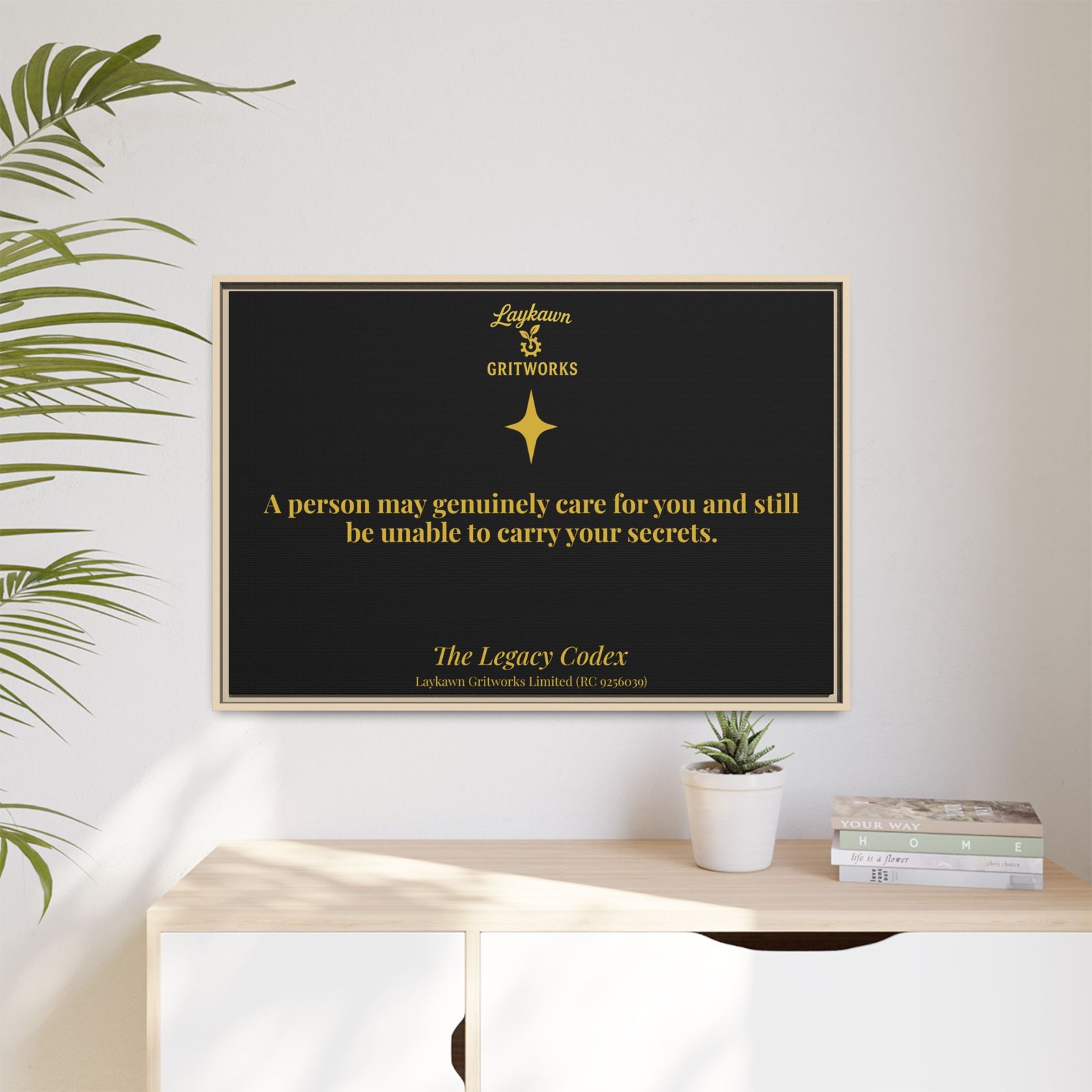 The Limits of Care – The Legacy Codex Premium Framed Canvas - Image 47