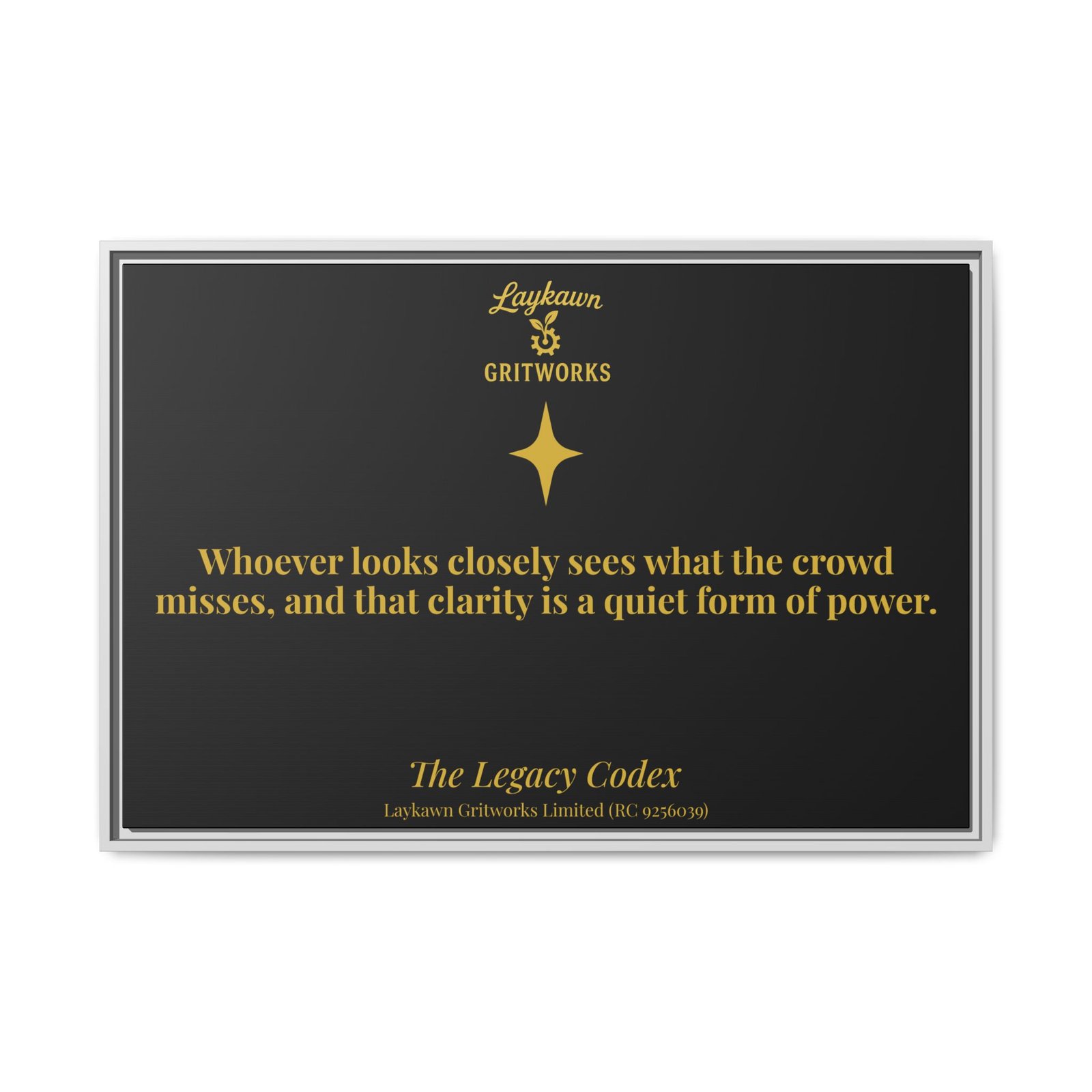 The Power of Observation – The Legacy Codex Premium Framed Canvas - Image 33