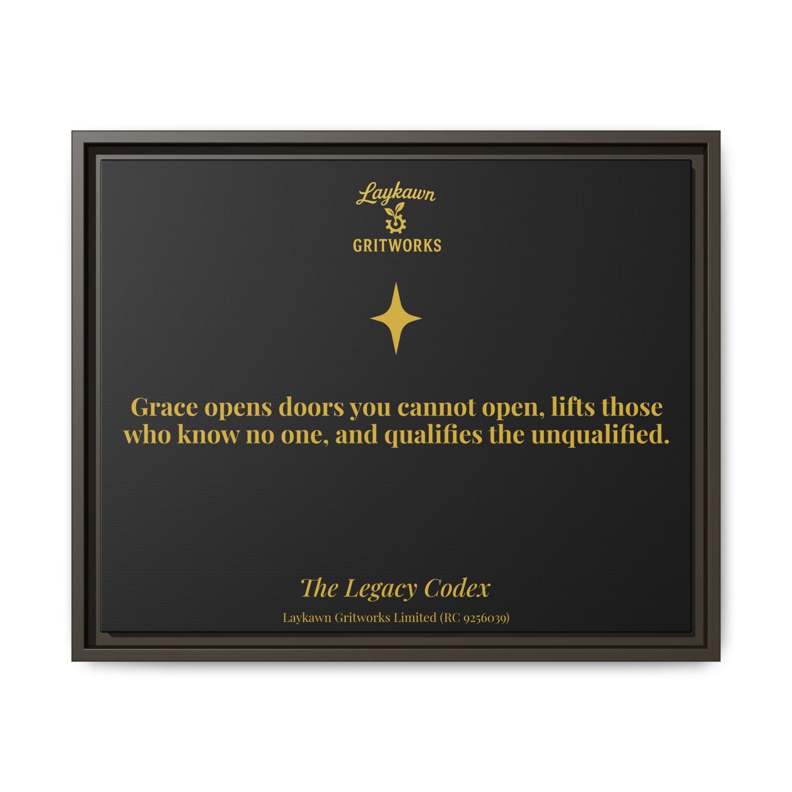The Grace of Opportunity – The Legacy Codex Premium Framed Canvas - Image 25
