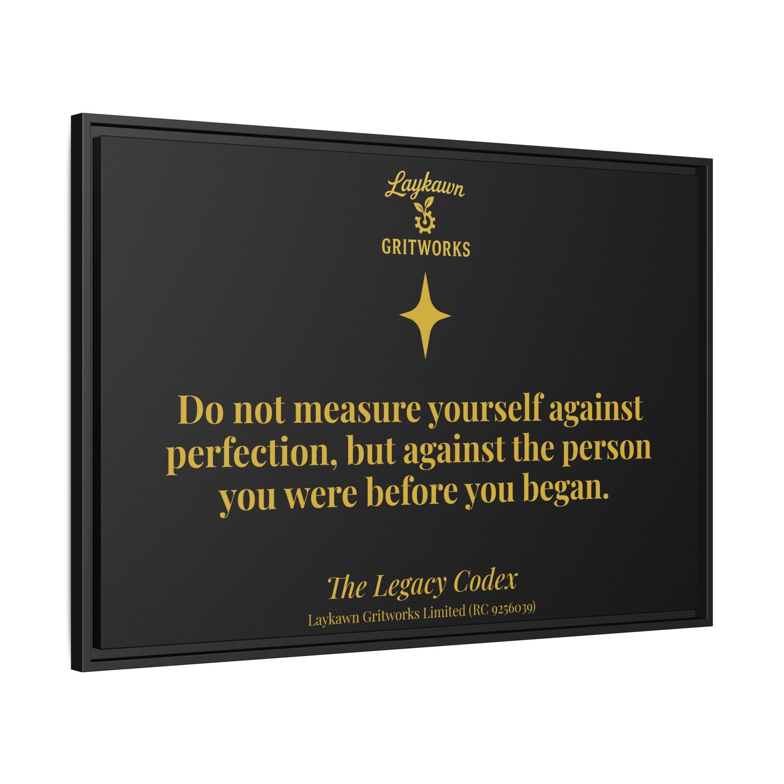 The Measure of Growth – The Legacy Codex Premium Framed Canvas - Image 42