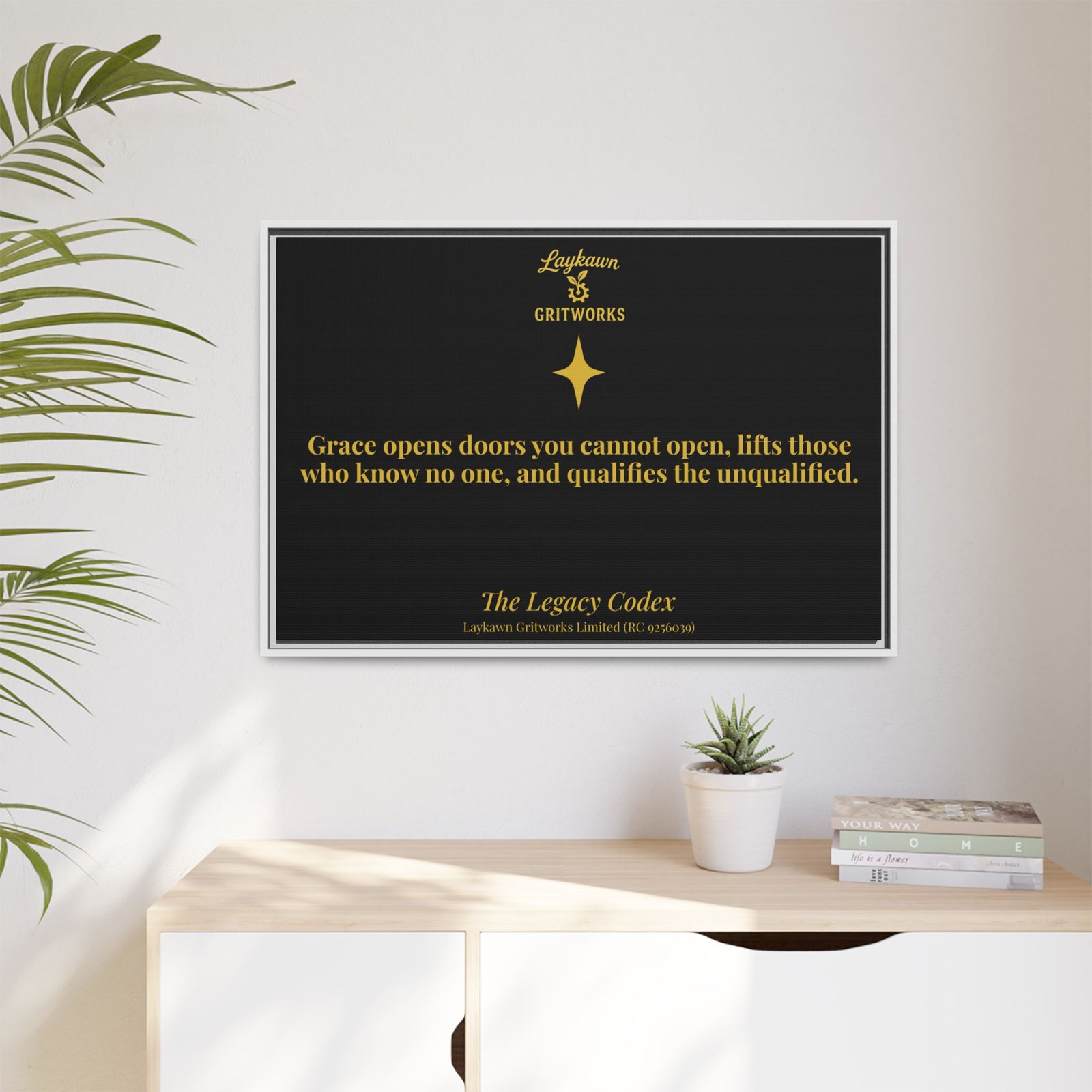The Grace of Opportunity – The Legacy Codex Premium Framed Canvas - Image 35