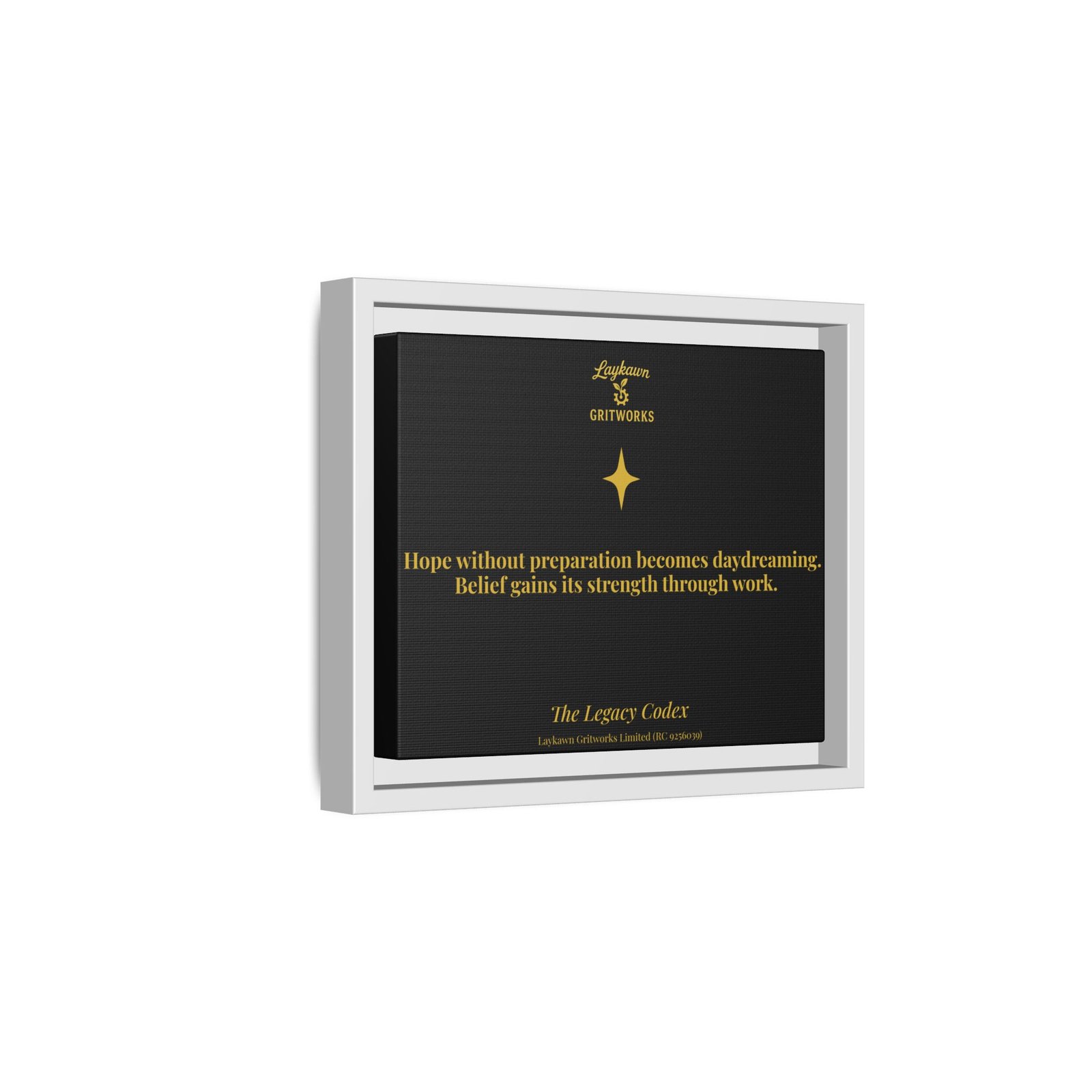 Hope With Preparation – The Legacy Codex Premium Framed Canvas - Image 14