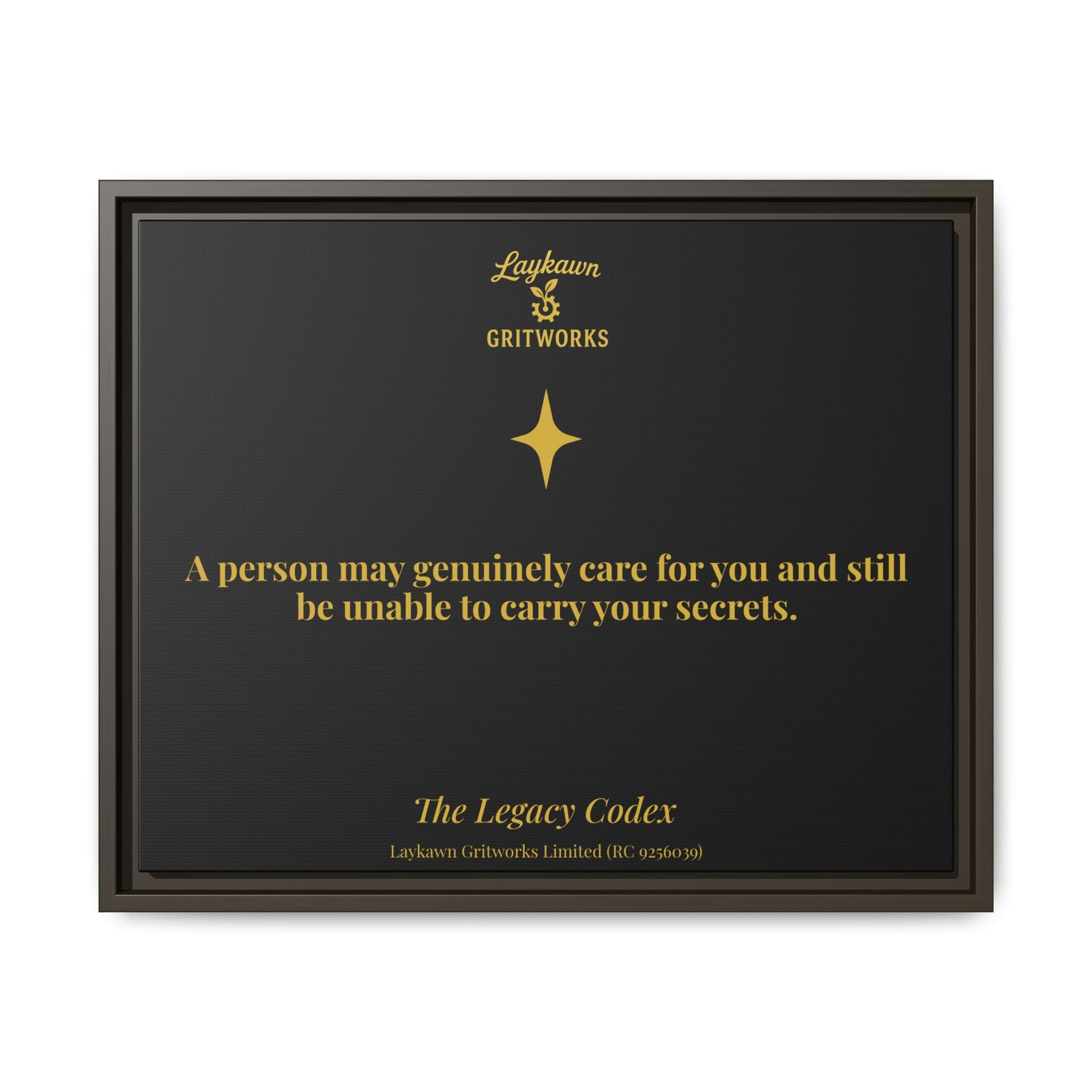 The Limits of Care – The Legacy Codex Premium Framed Canvas - Image 25