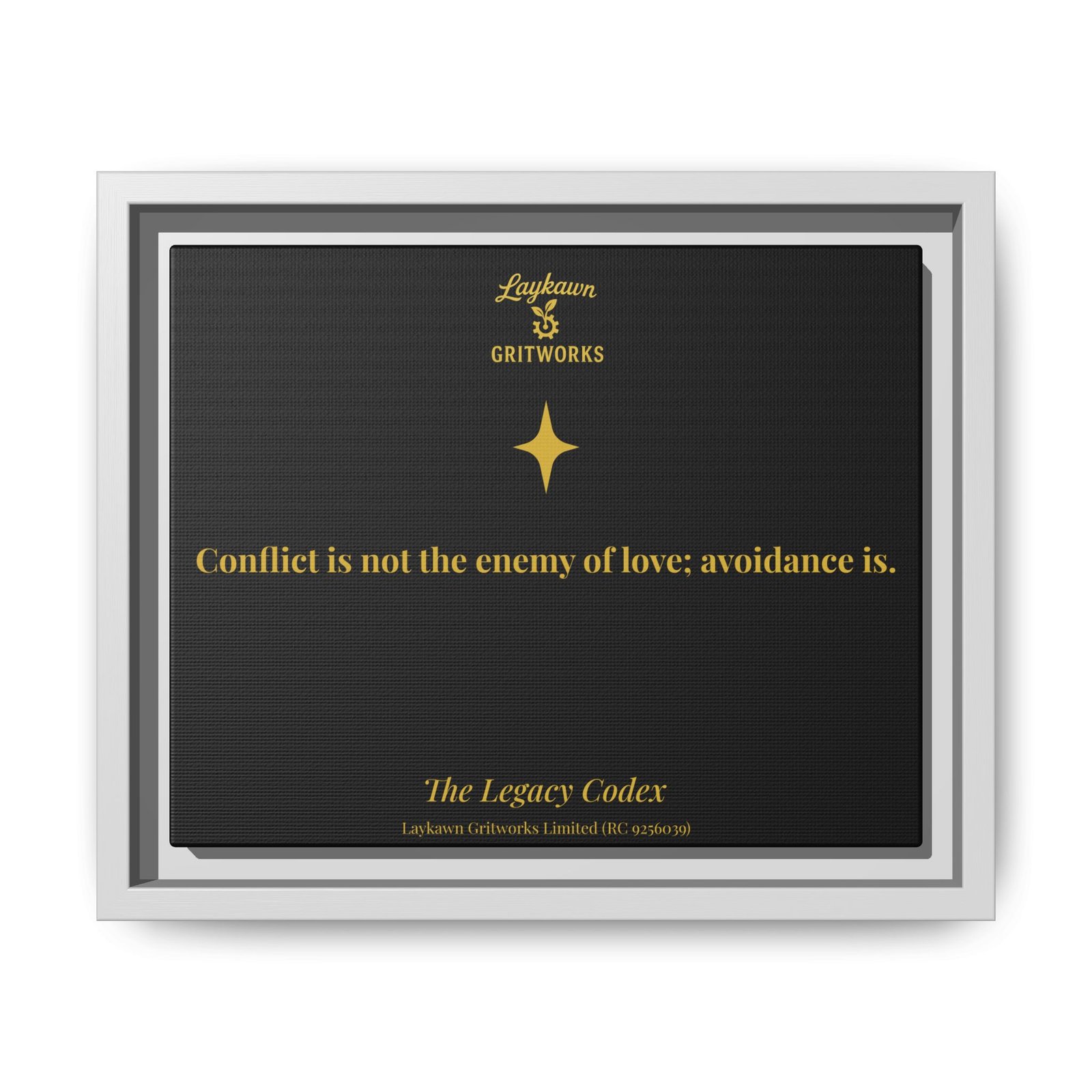 Love and Conflict – The Legacy Codex Premium Framed Canvas - Image 13