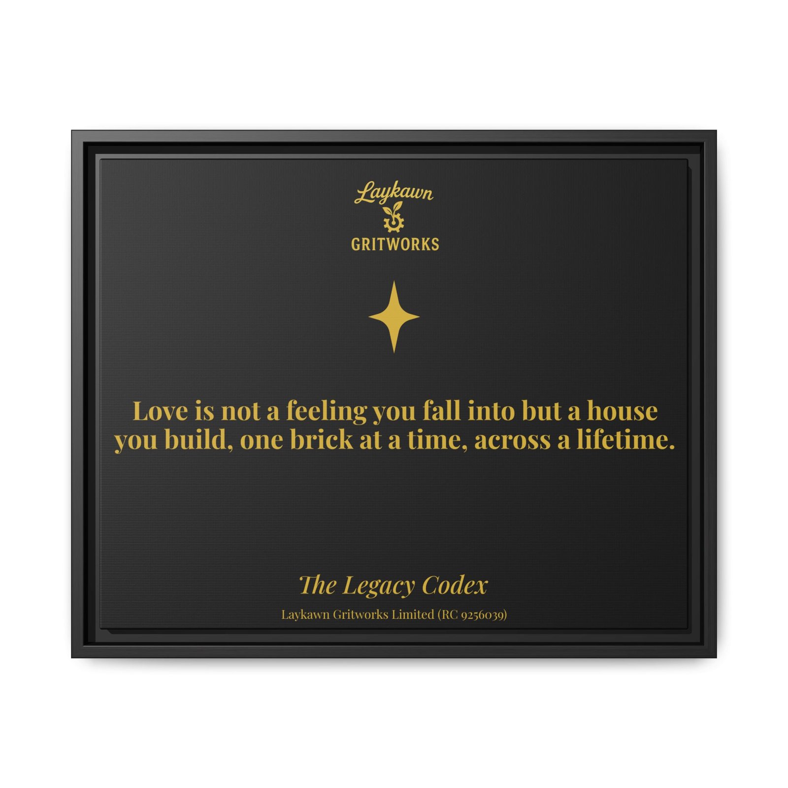 The House of Love – The Legacy Codex Premium Framed Canvas - Image 29