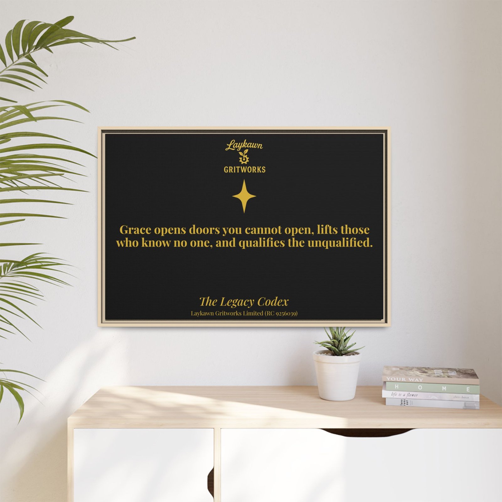 The Grace of Opportunity – The Legacy Codex Premium Framed Canvas - Image 47