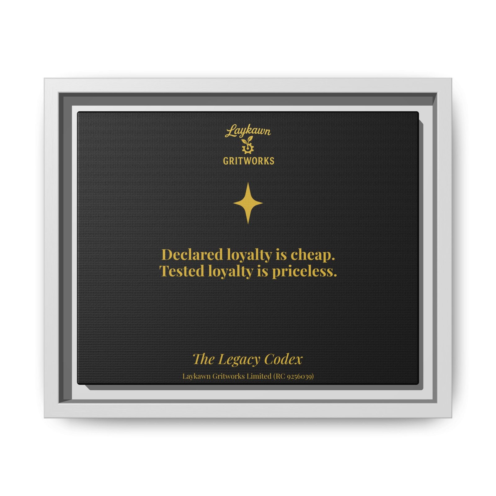 The Price of Loyalty – The Legacy Codex Premium Framed Canvas - Image 13