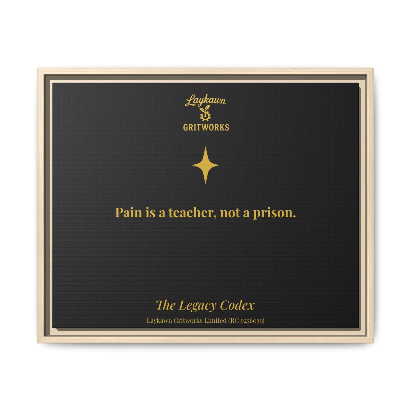 Pain as a Teacher – The Legacy Codex Premium Framed Canvas - Image 21