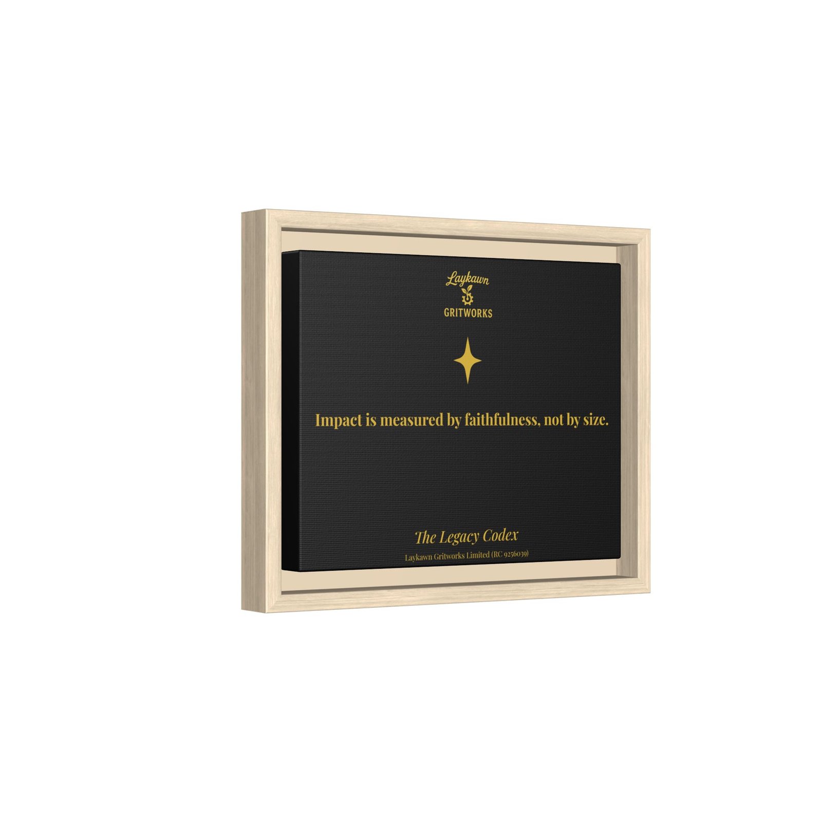 Faithful Impact – The Legacy Codex Premium Framed Canvas - Image 6