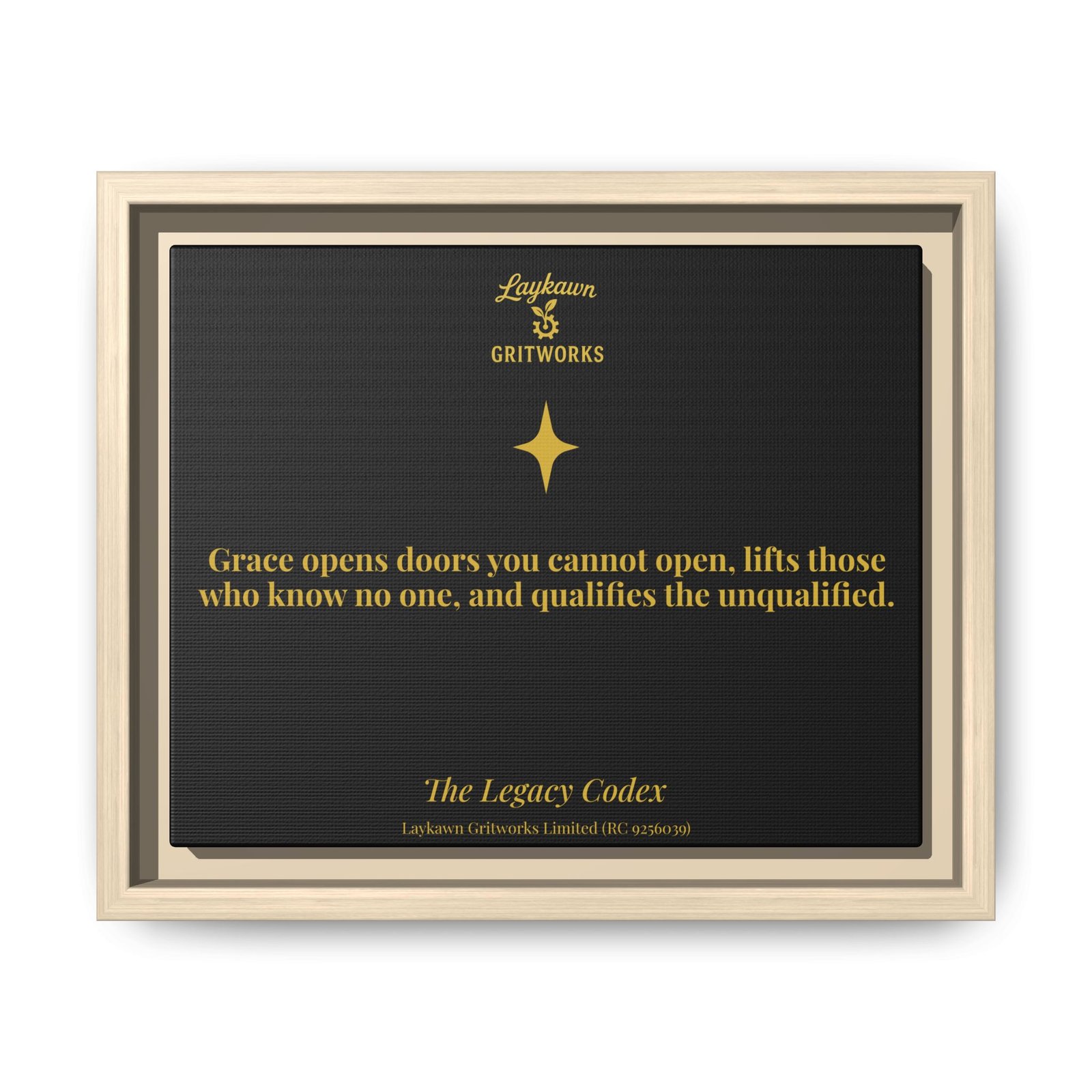 The Grace of Opportunity – The Legacy Codex Premium Framed Canvas - Image 5