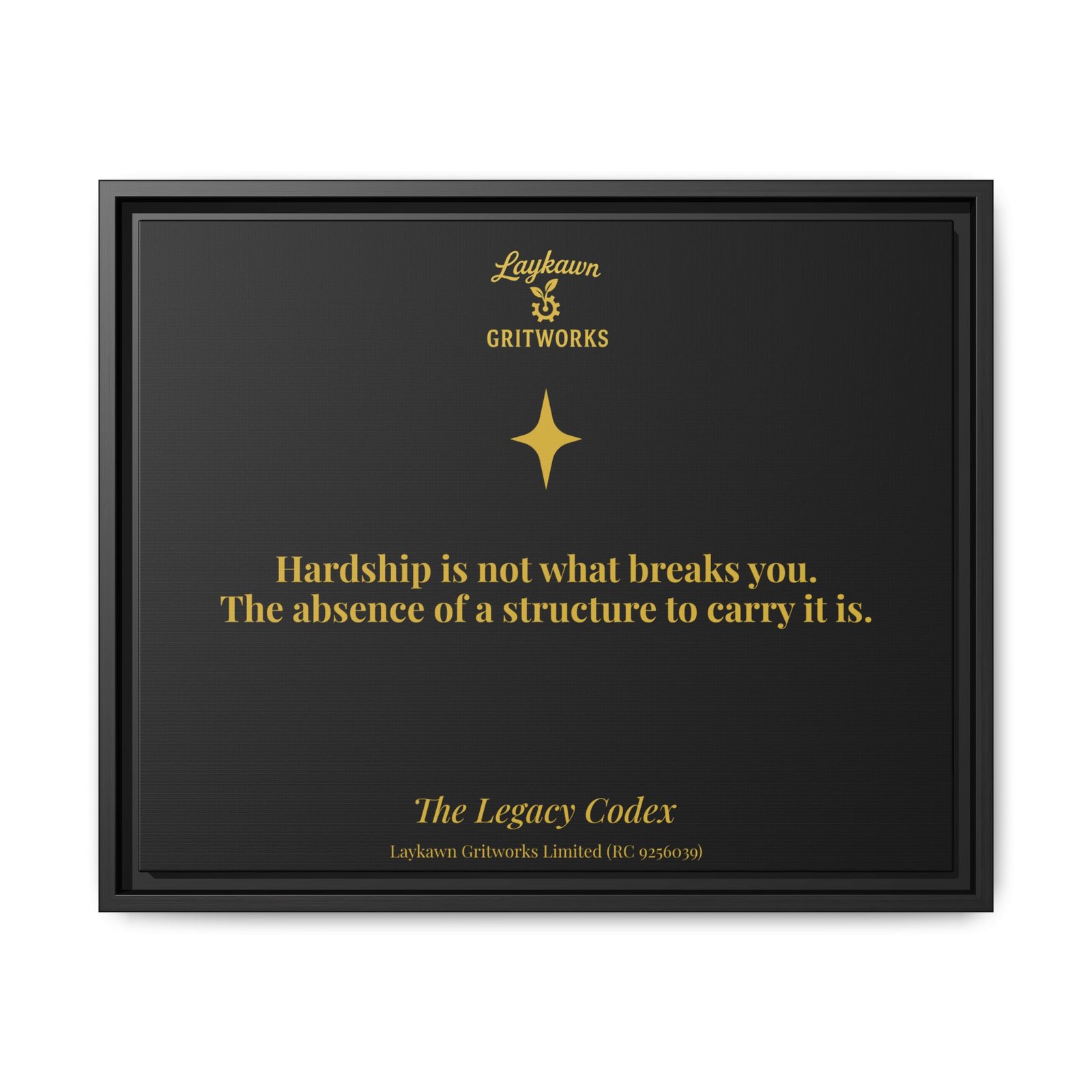 The Structure That Carries You – The Legacy Codex Premium Framed Canvas - Image 29