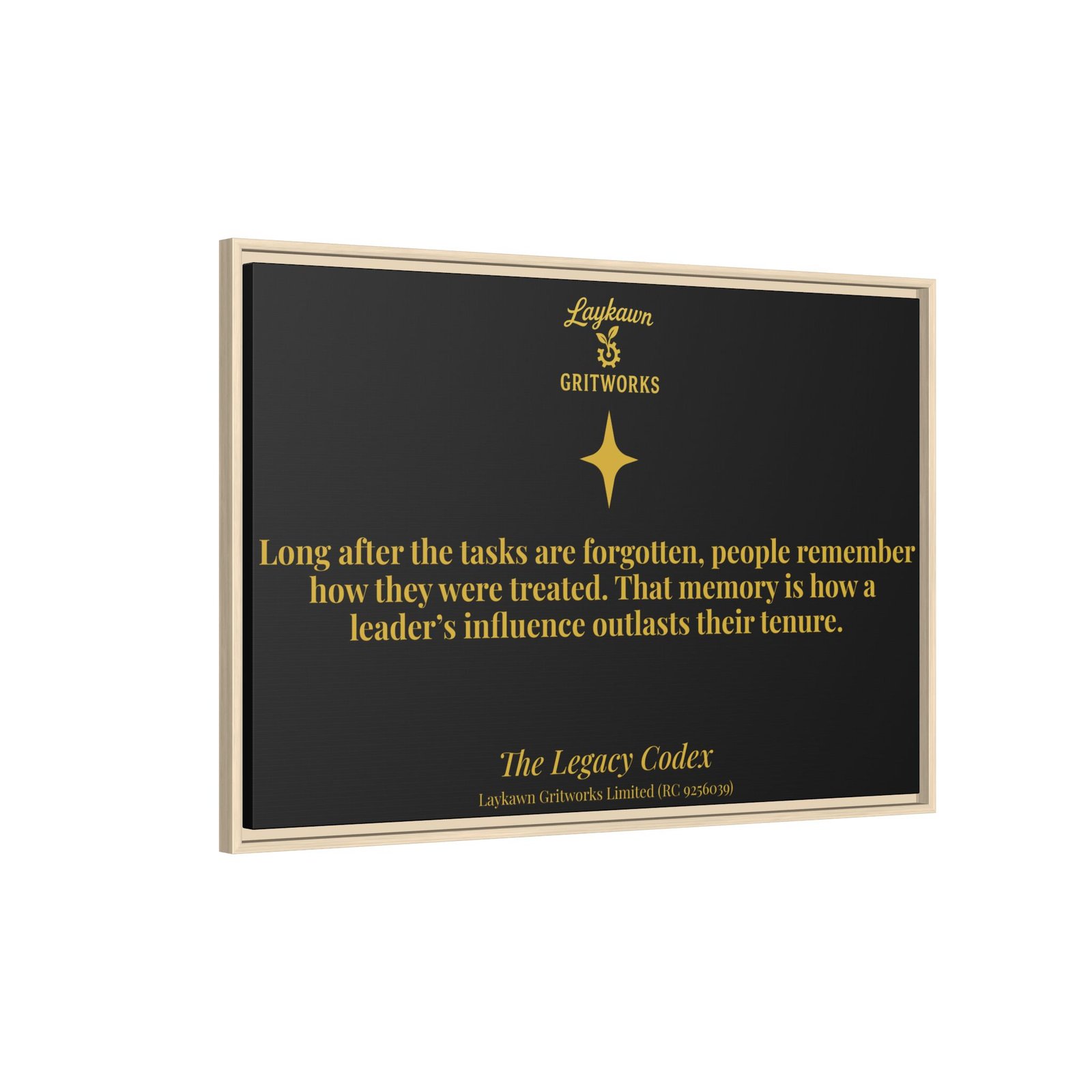 Influence That Outlasts – The Legacy Codex Premium Framed Canvas - Image 46