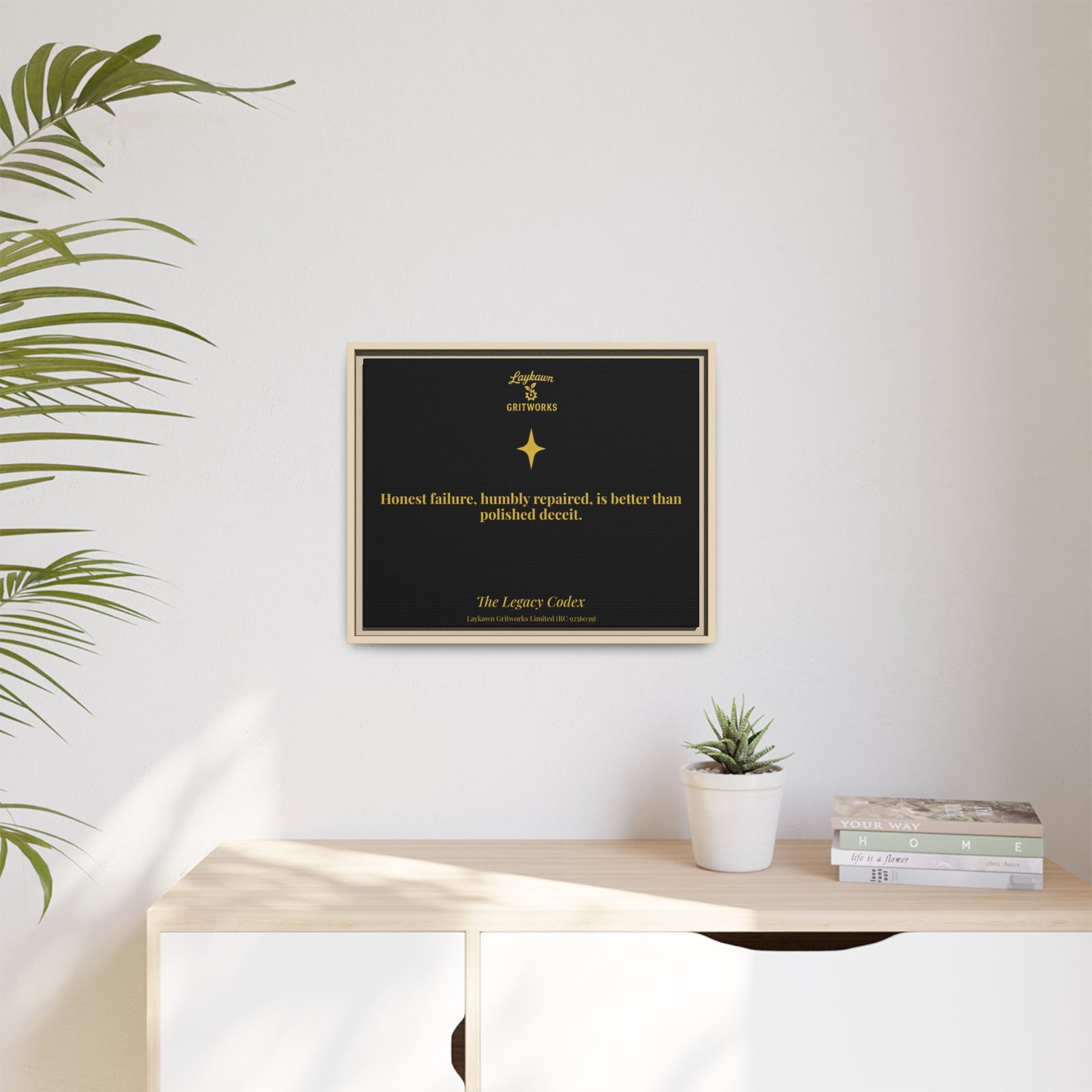 Honest Failure – The Legacy Codex Premium Framed Canvas - Image 23