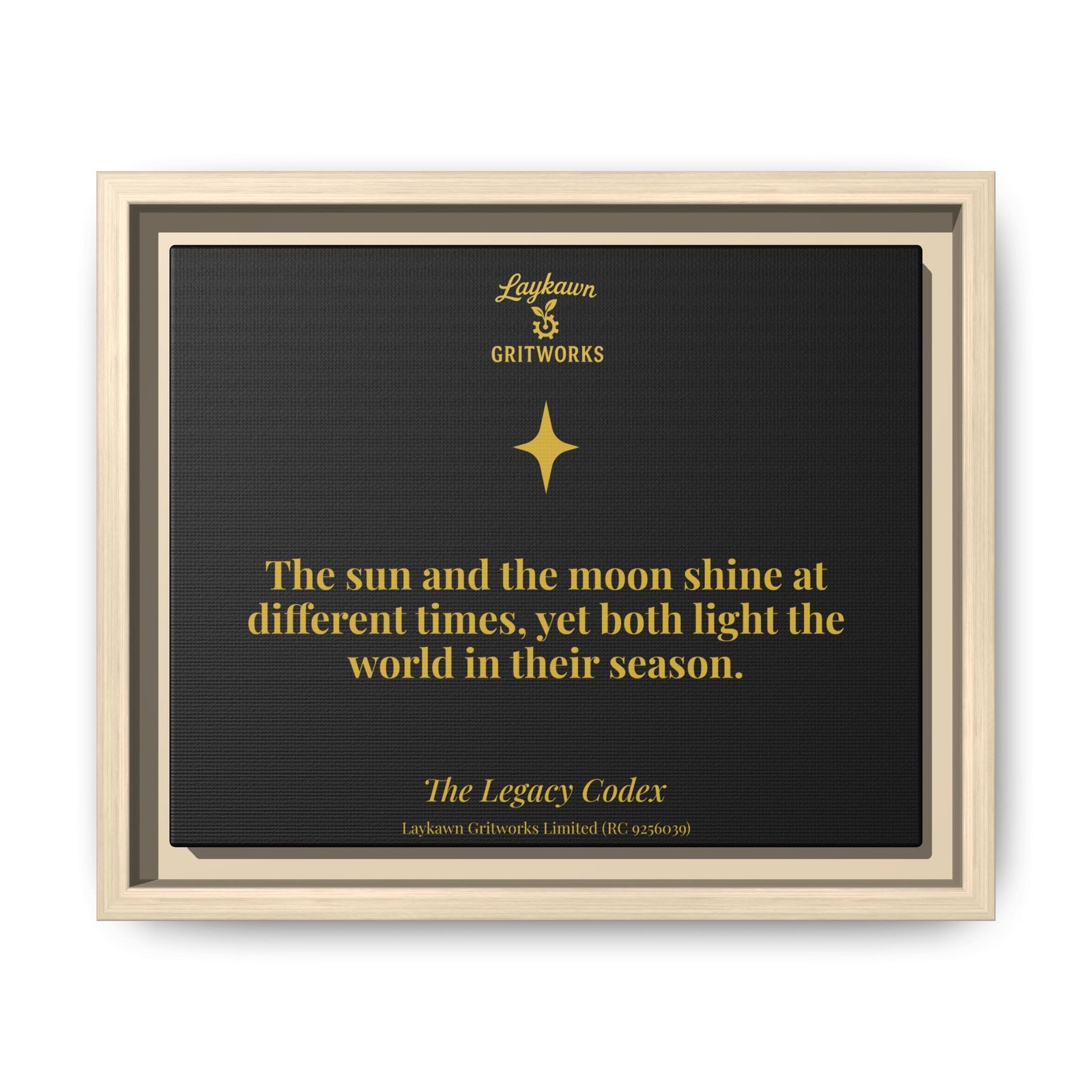 Your Season – The Legacy Codex Premium Framed Canvas - Image 5