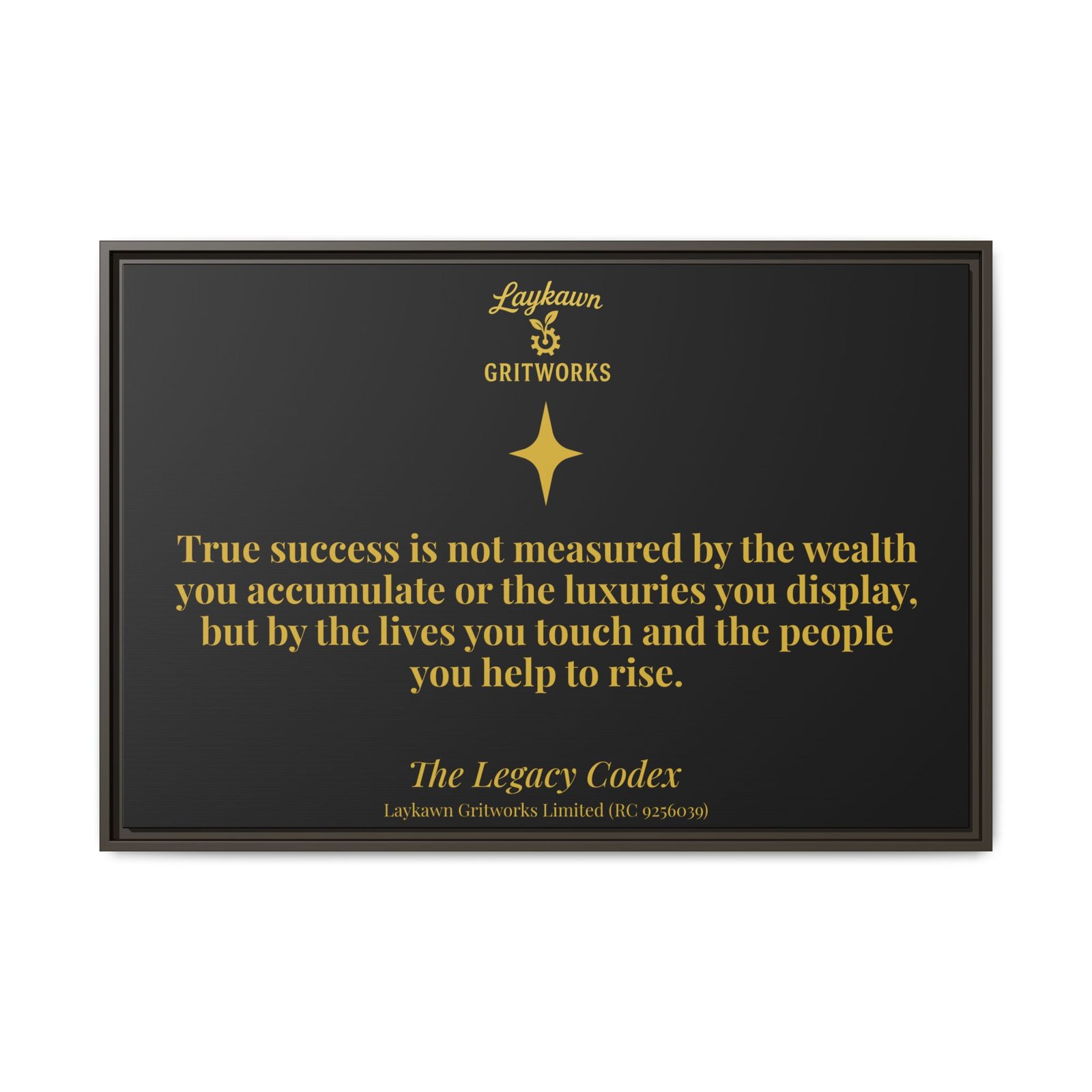 The Legacy of Success – The Legacy Codex Premium Framed Canvas - Image 37