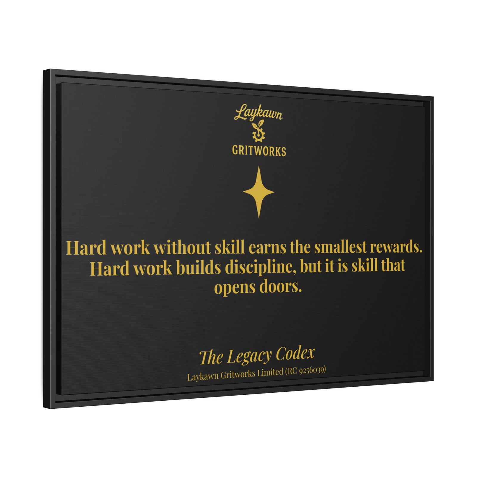 The Value of Skill – The Legacy Codex Premium Framed Canvas - Image 42