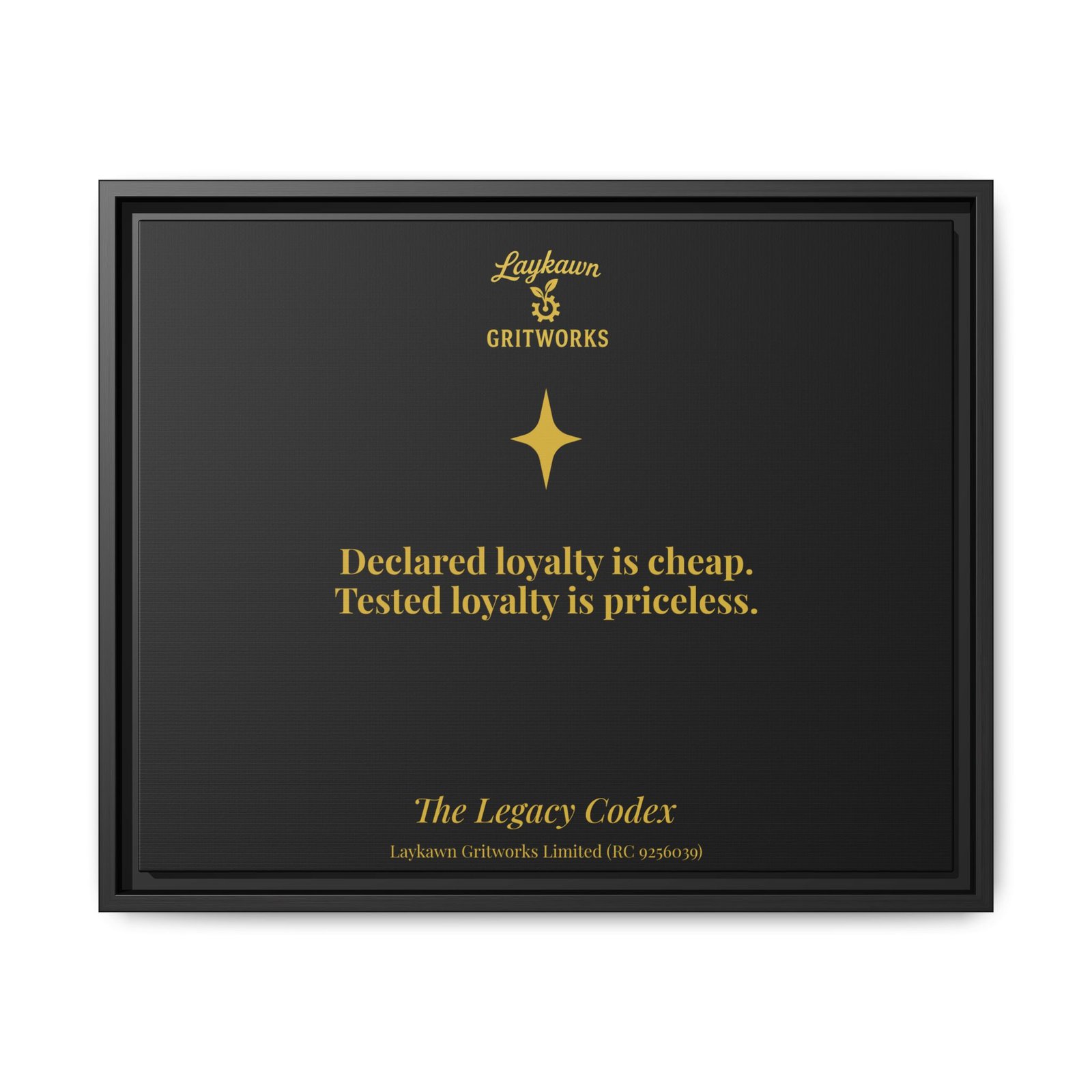 The Price of Loyalty – The Legacy Codex Premium Framed Canvas - Image 29