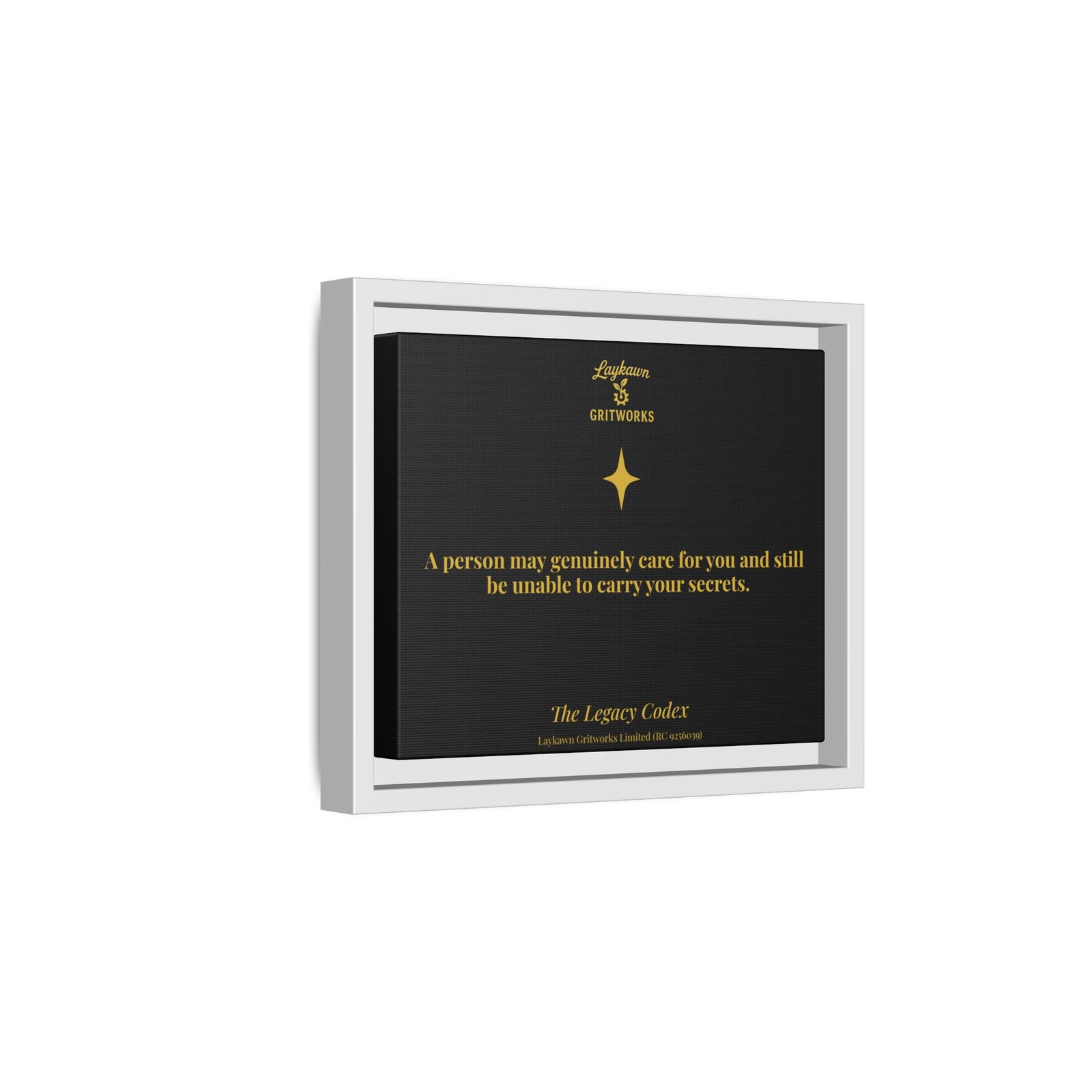 The Limits of Care – The Legacy Codex Premium Framed Canvas - Image 14
