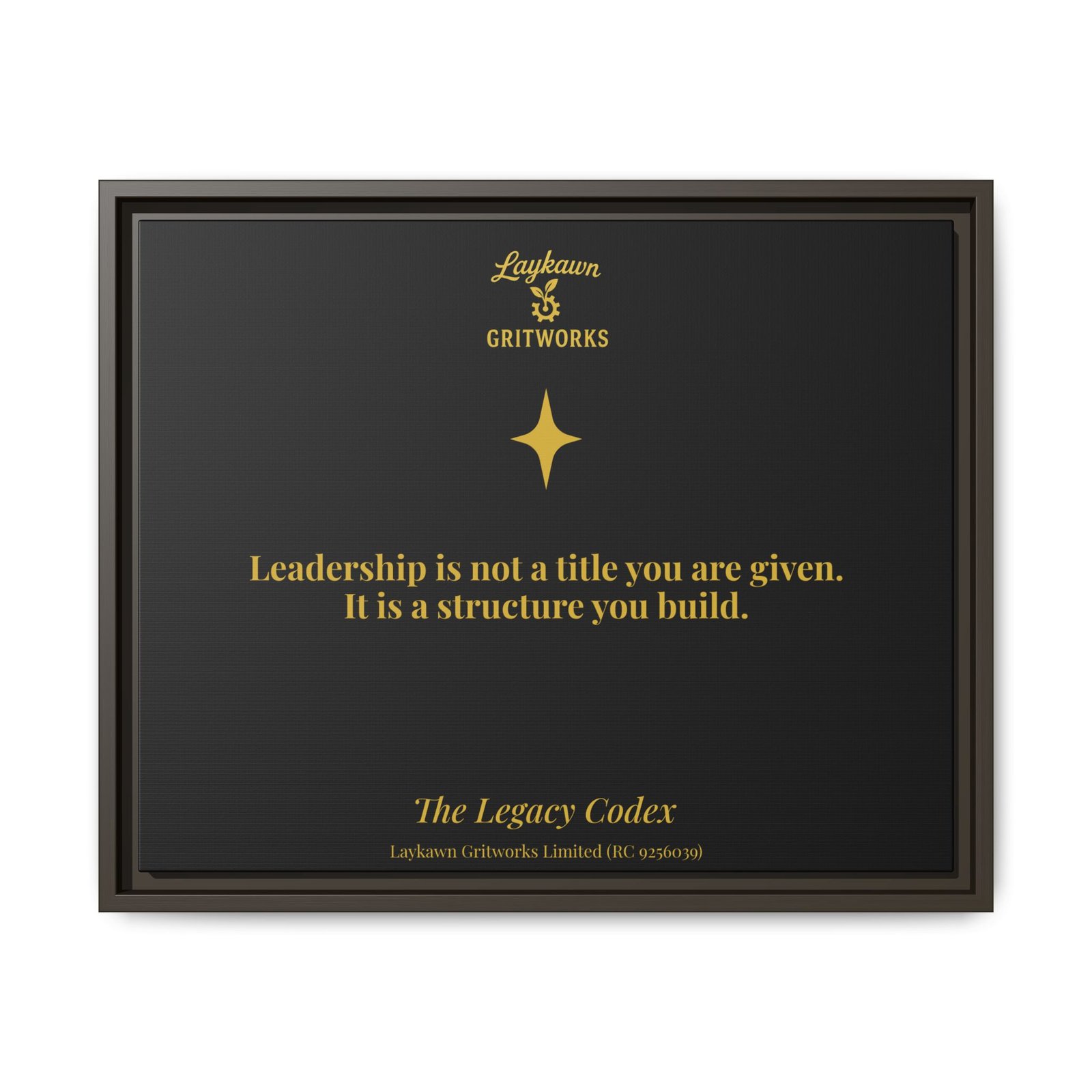 The Architecture of Leadership – The Legacy Codex Premium Framed Canvas - Image 25