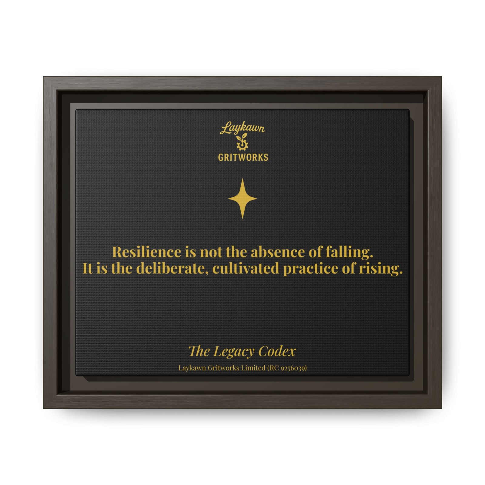The Practice of Rising – The Legacy Codex Premium Framed Canvas - Image 9