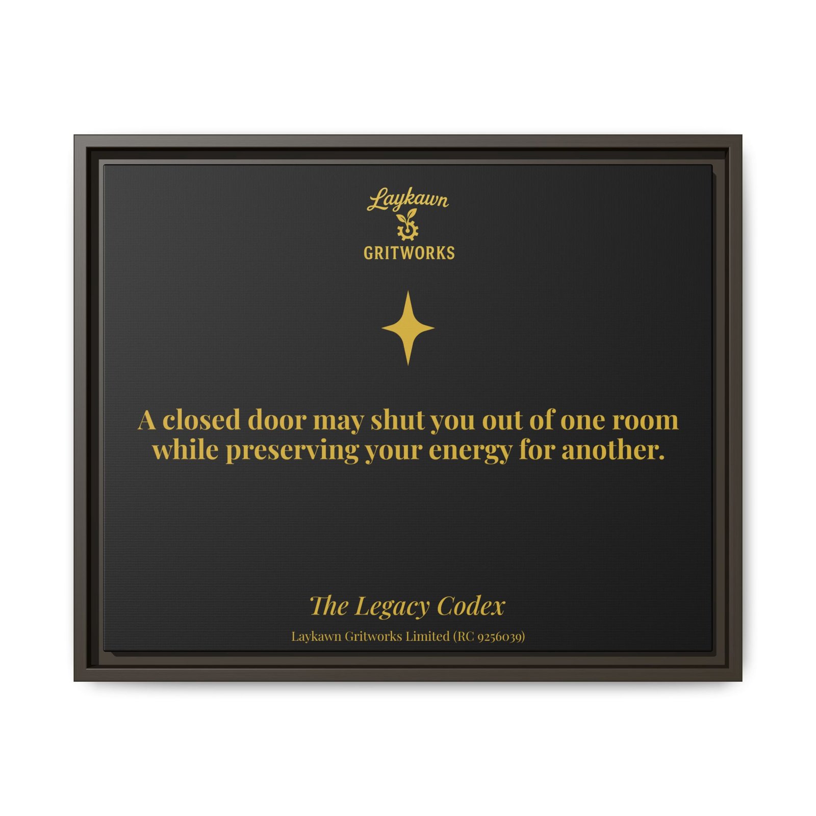 Beyond the Closed Door – The Legacy Codex Premium Framed Canvas - Image 25