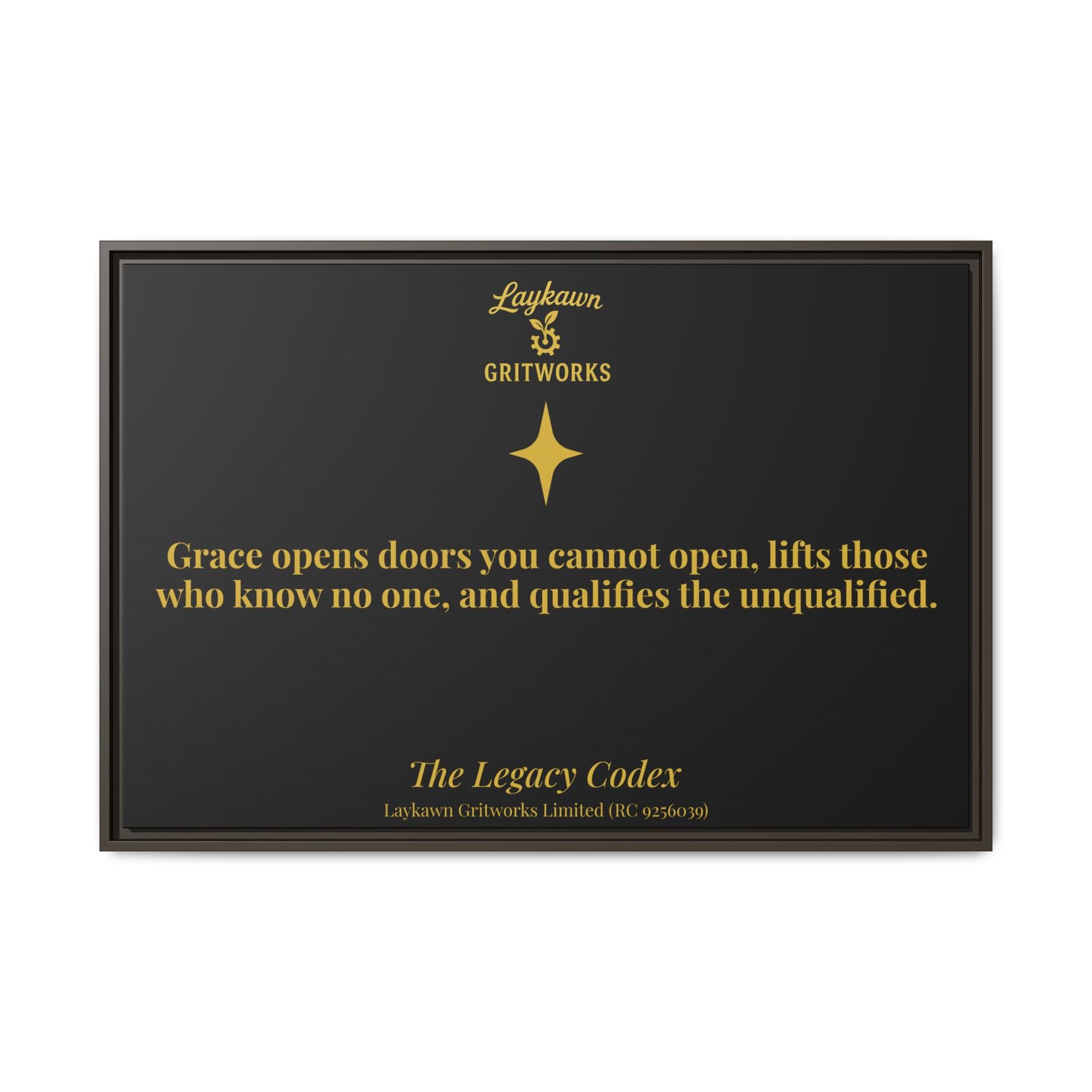 The Grace of Opportunity – The Legacy Codex Premium Framed Canvas - Image 37