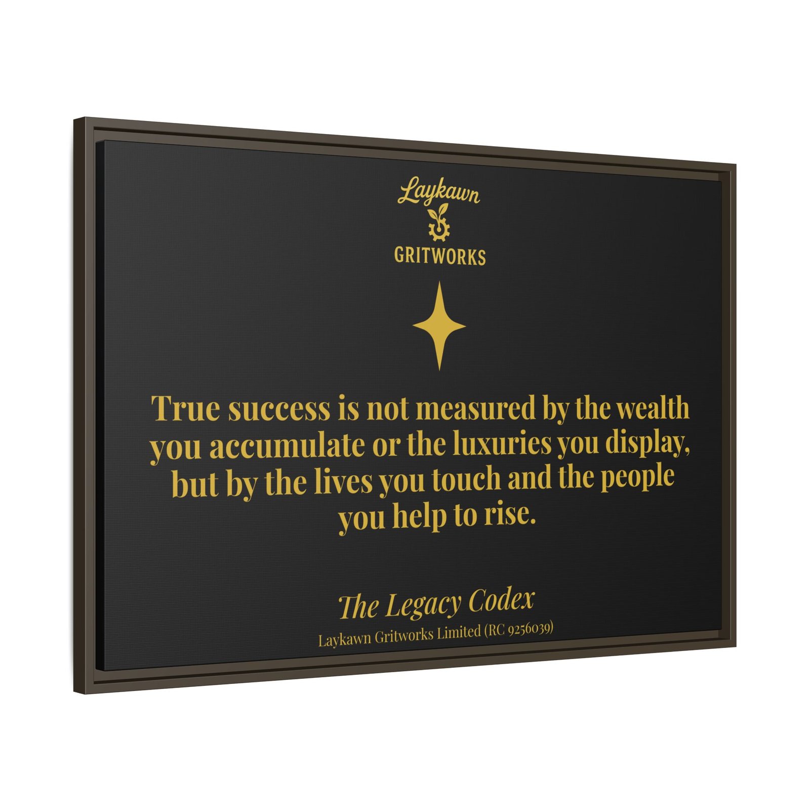 The Legacy of Success – The Legacy Codex Premium Framed Canvas - Image 38