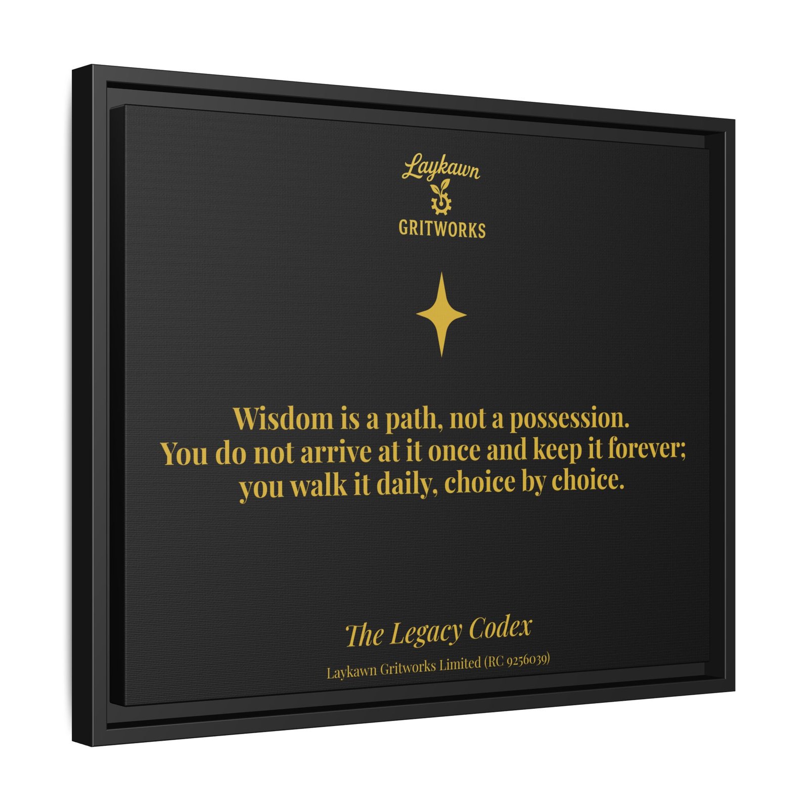 The Path of Wisdom – The Legacy Codex Premium Framed Canvas - Image 30