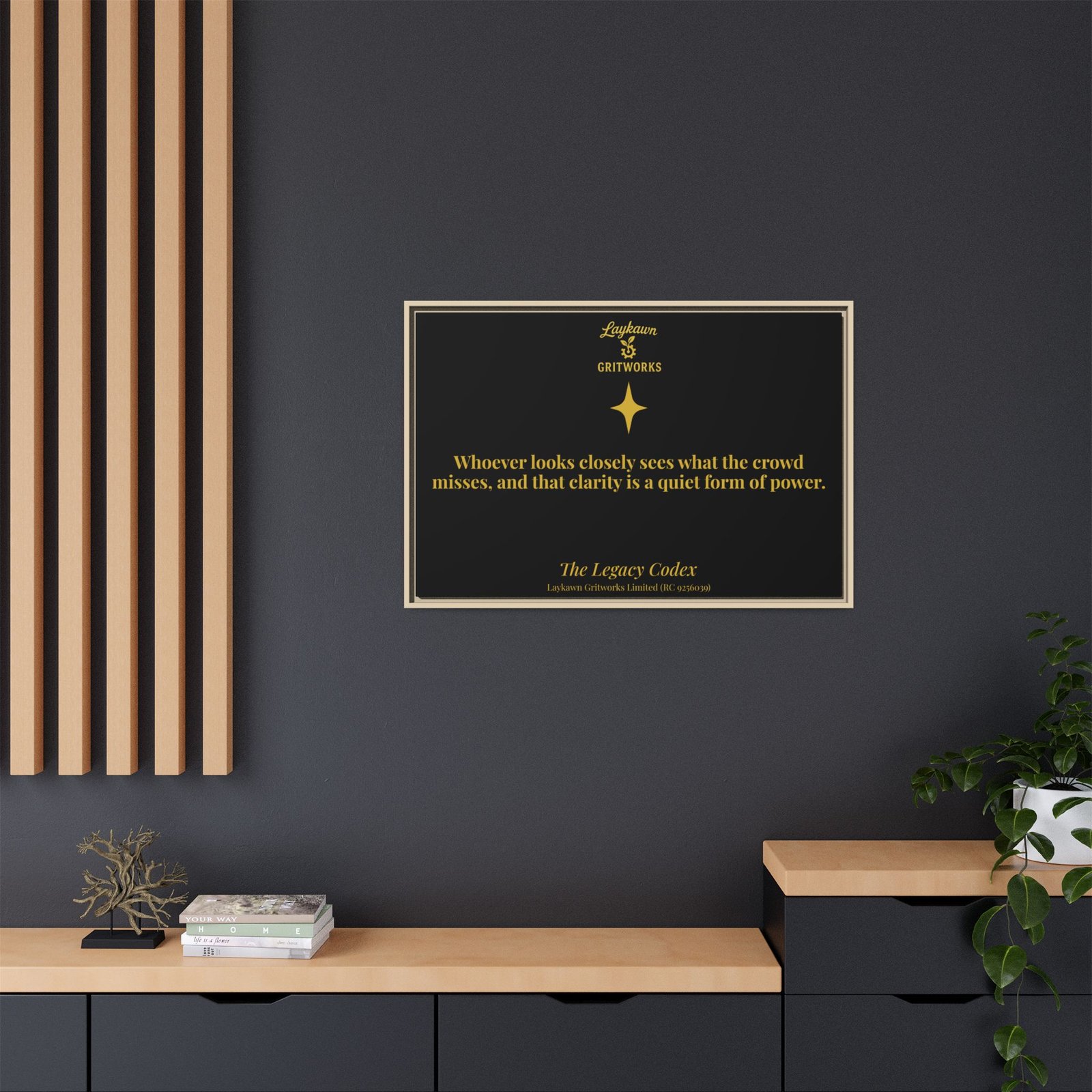 The Power of Observation – The Legacy Codex Premium Framed Canvas - Image 48