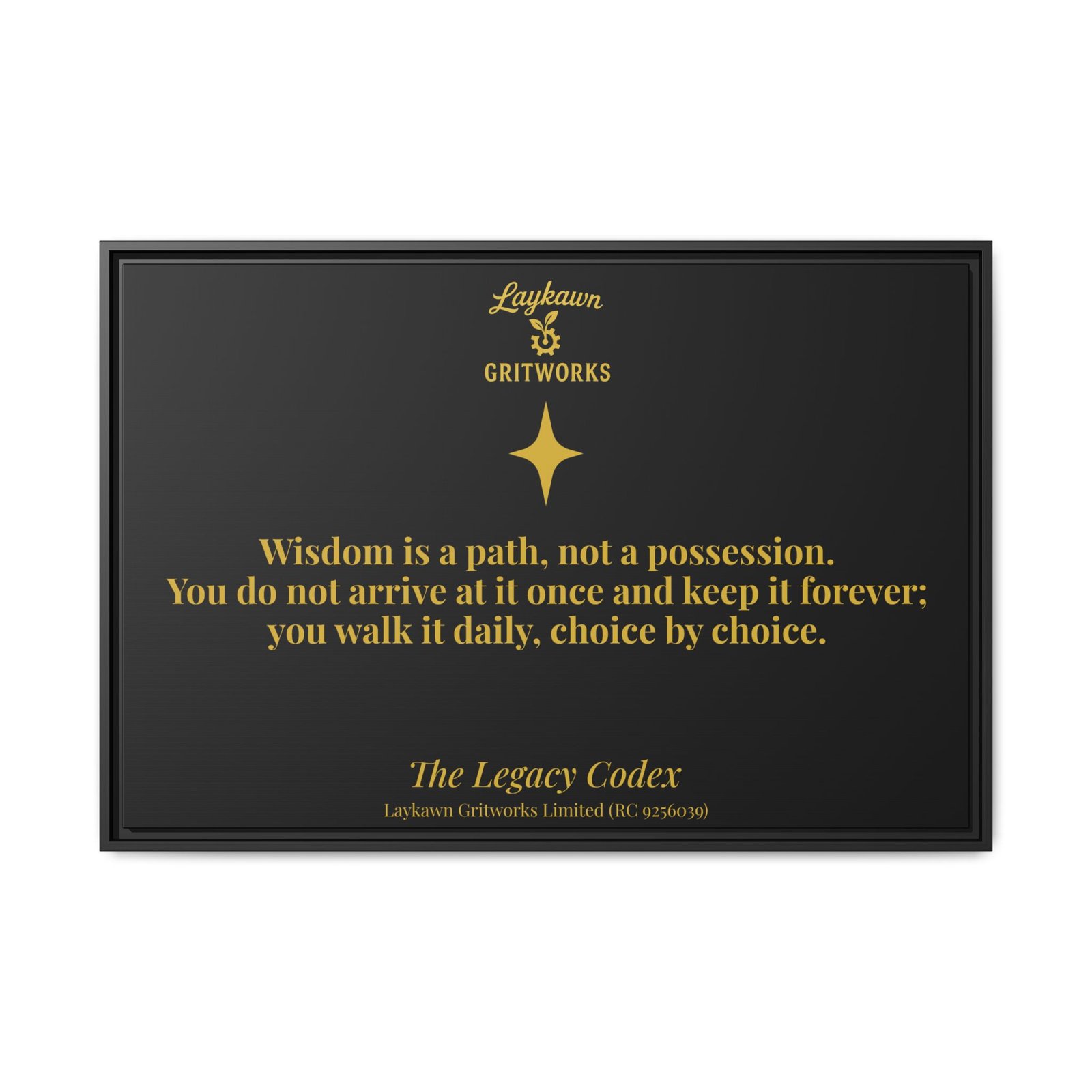 The Path of Wisdom – The Legacy Codex Premium Framed Canvas - Image 41