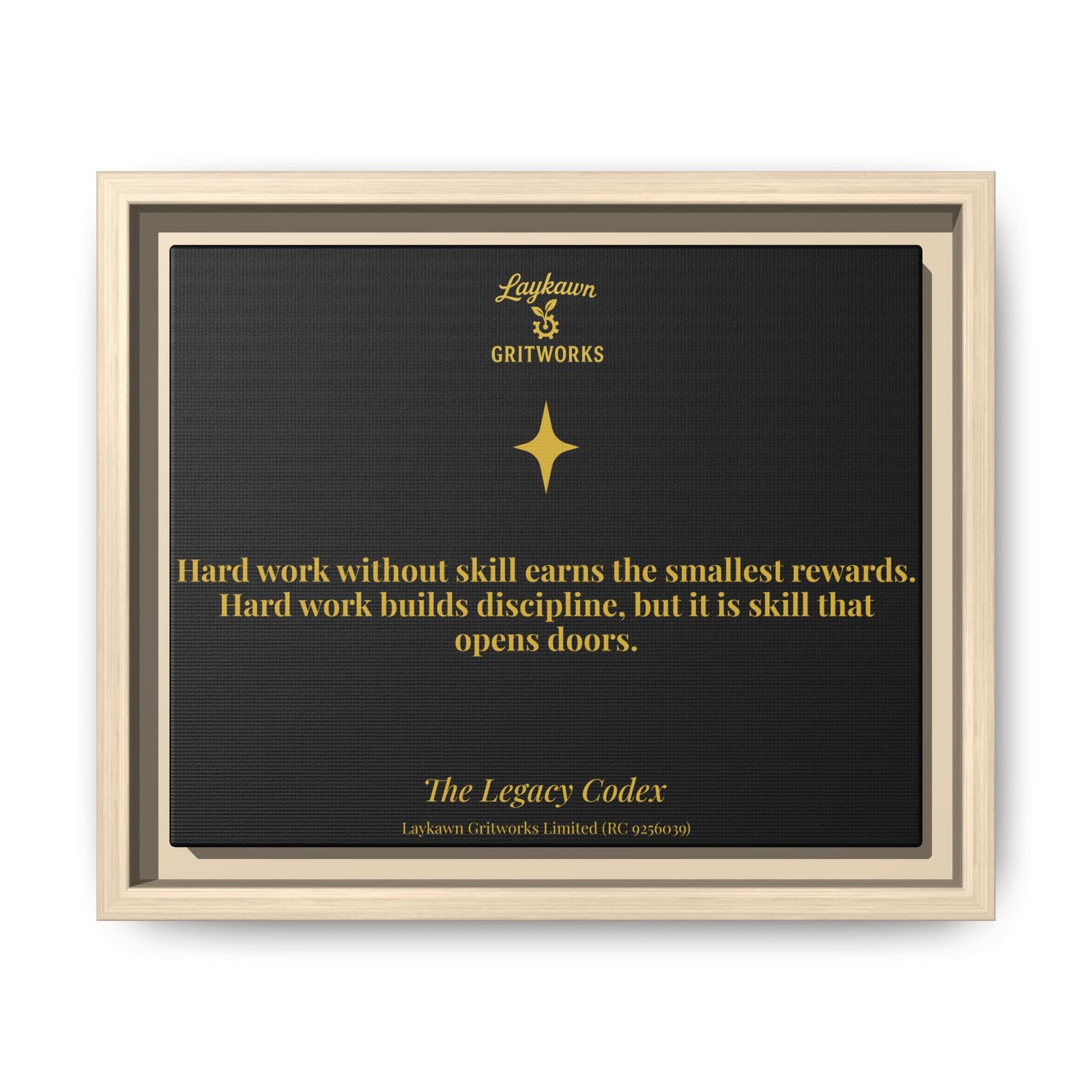 The Value of Skill – The Legacy Codex Premium Framed Canvas - Image 5