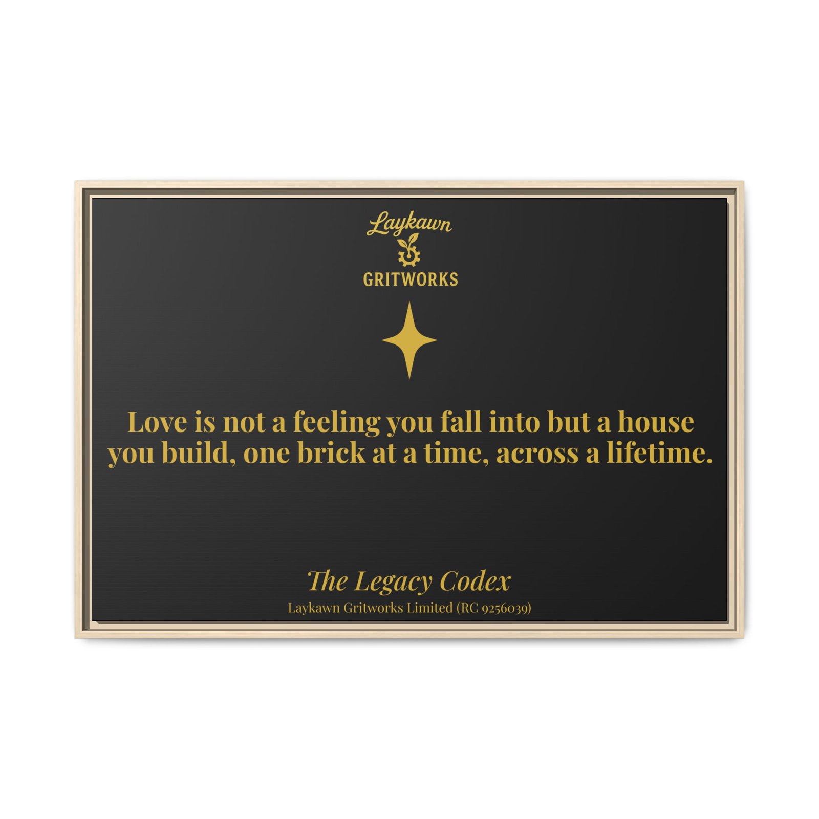 The House of Love – The Legacy Codex Premium Framed Canvas - Image 45