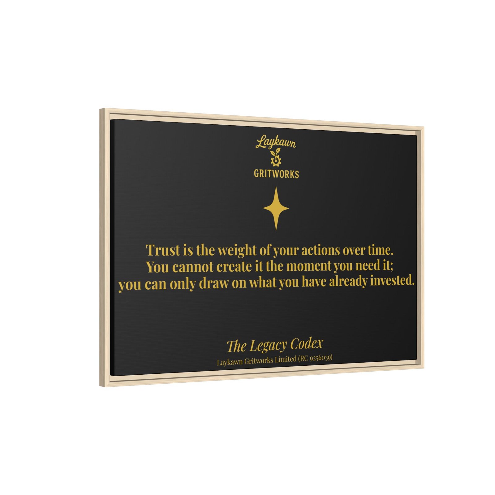 The Weight of Trust – The Legacy Codex Premium Framed Canvas - Image 46