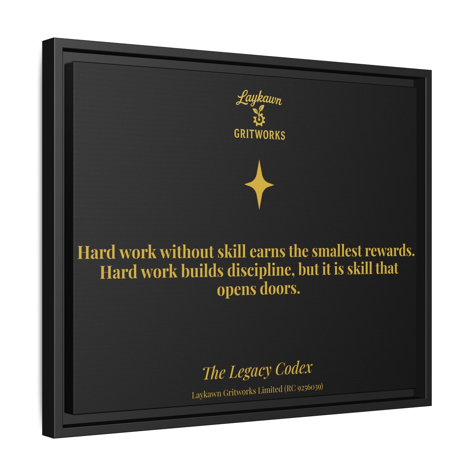 The Value of Skill – The Legacy Codex Premium Framed Canvas - Image 30