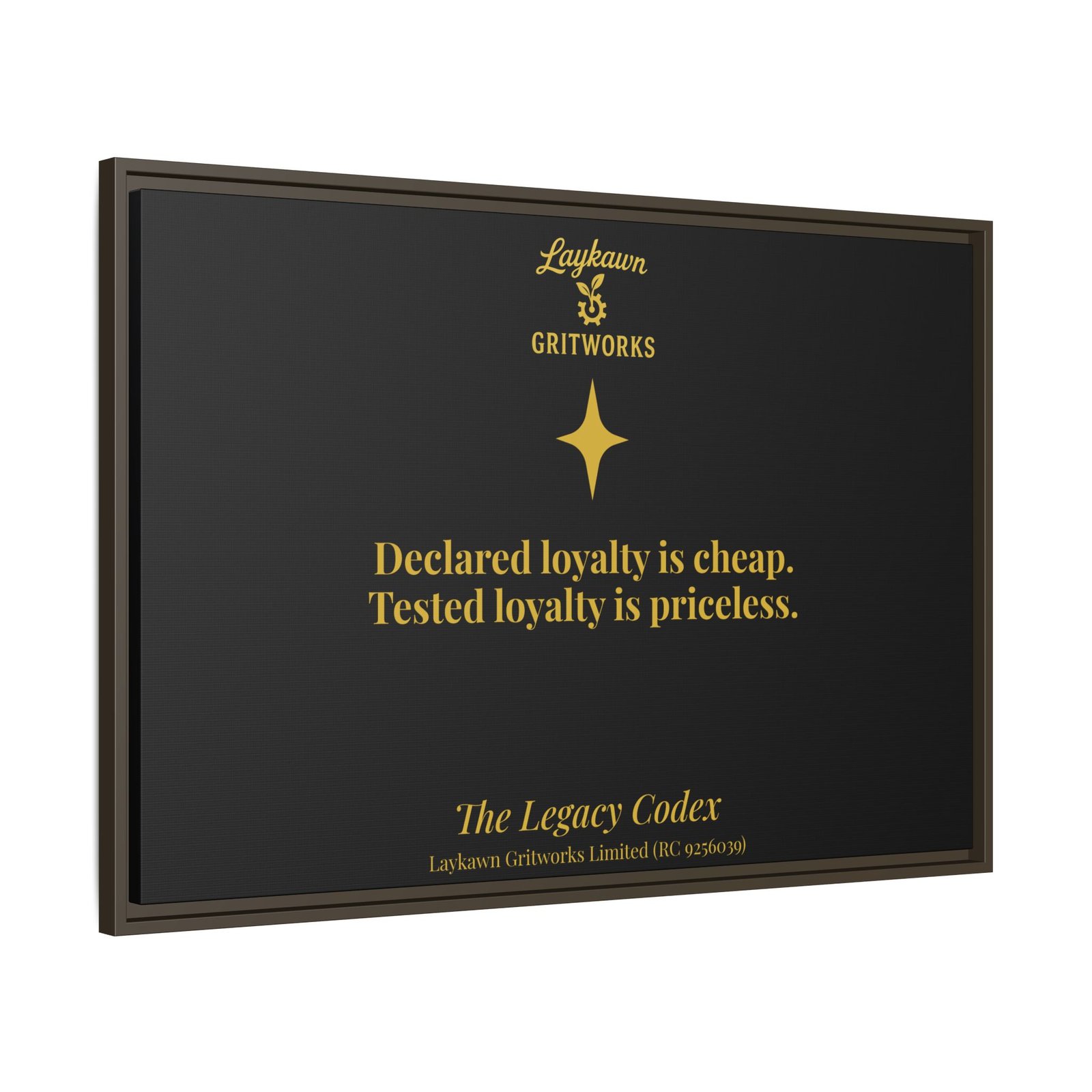 The Price of Loyalty – The Legacy Codex Premium Framed Canvas - Image 38