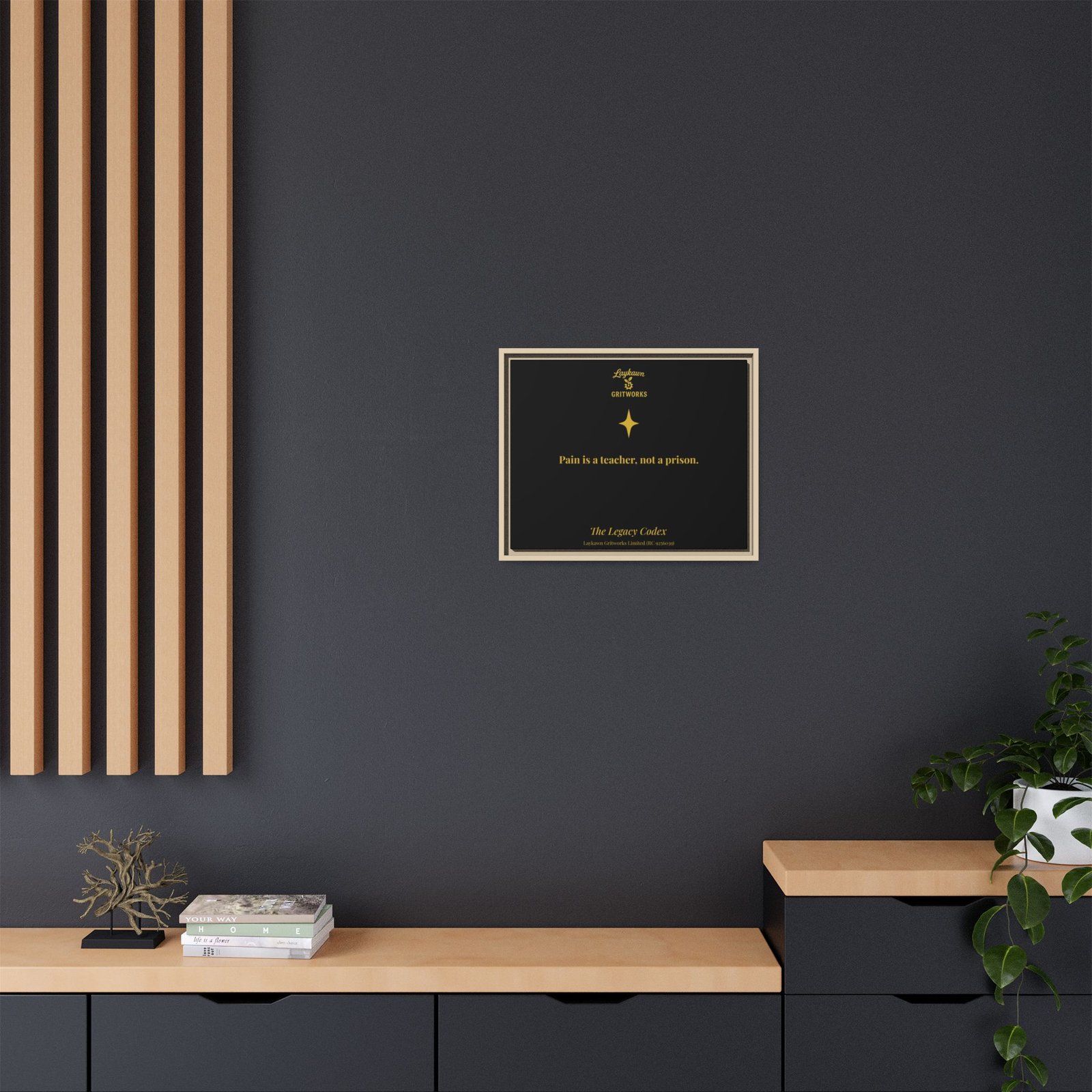 Pain as a Teacher – The Legacy Codex Premium Framed Canvas - Image 24