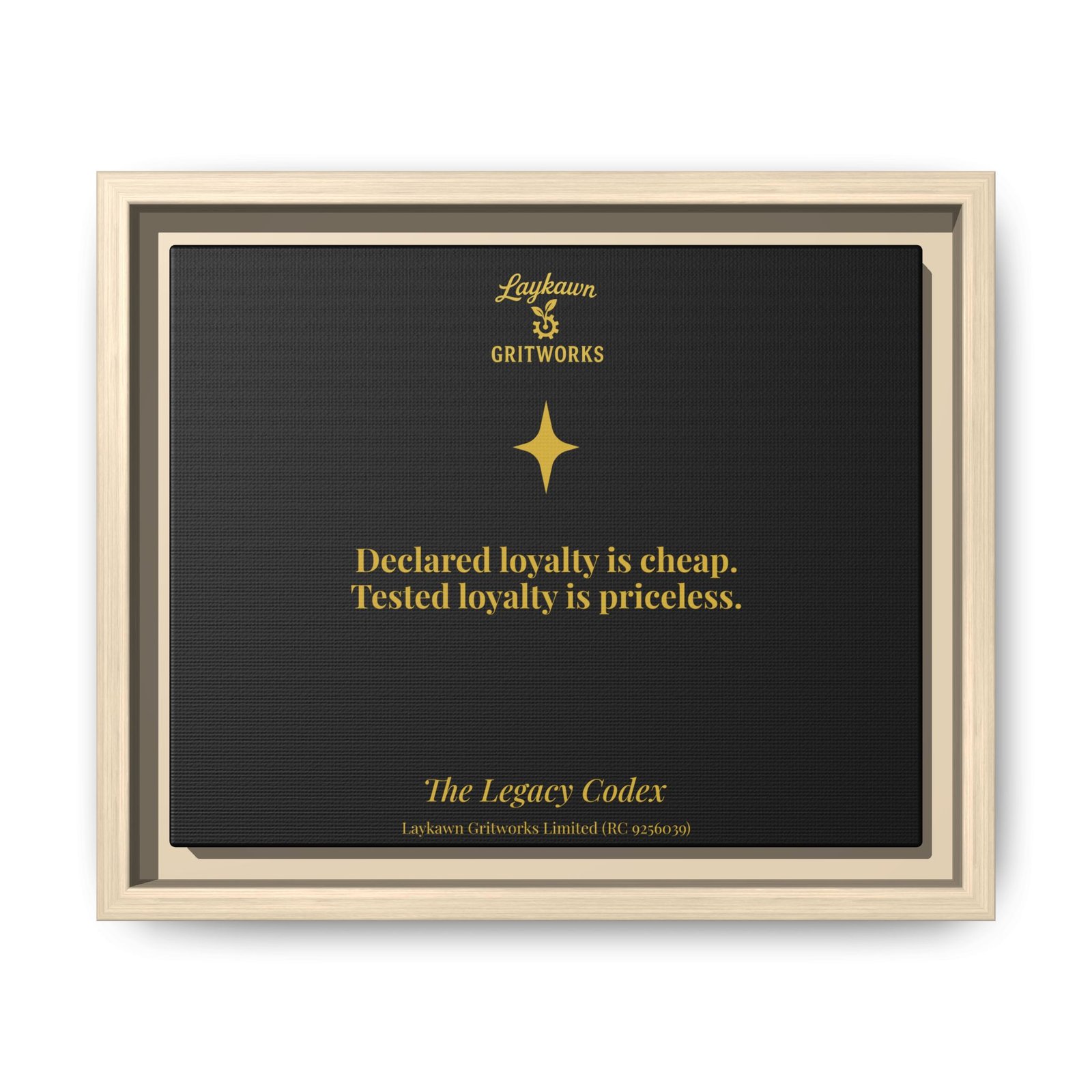 The Price of Loyalty – The Legacy Codex Premium Framed Canvas - Image 5