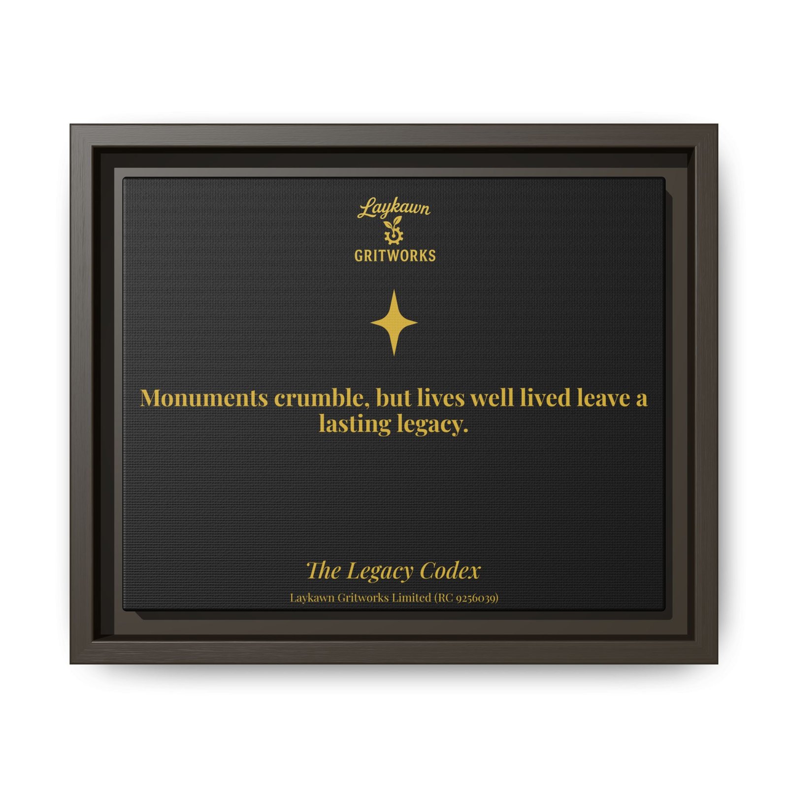A Life Well Lived – The Legacy Codex Premium Framed Canvas - Image 9