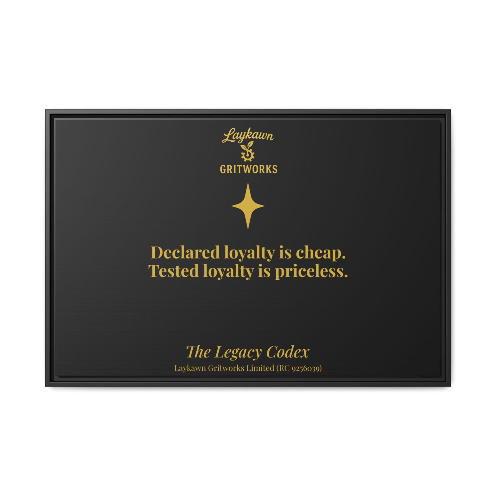 The Price of Loyalty – The Legacy Codex Premium Framed Canvas - Image 41