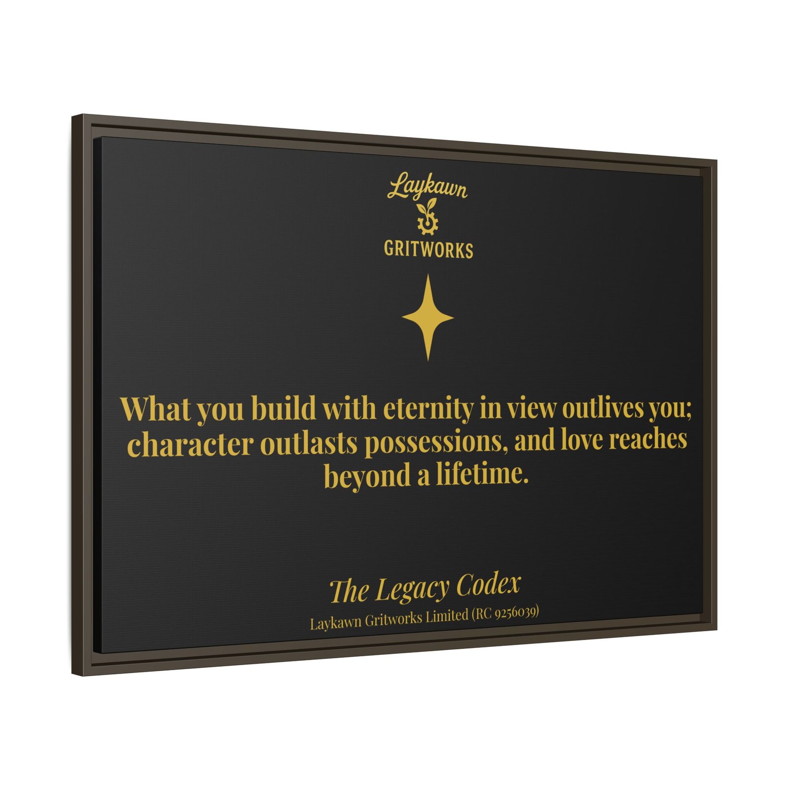 Eternity in View – The Legacy Codex Premium Framed Canvas - Image 38