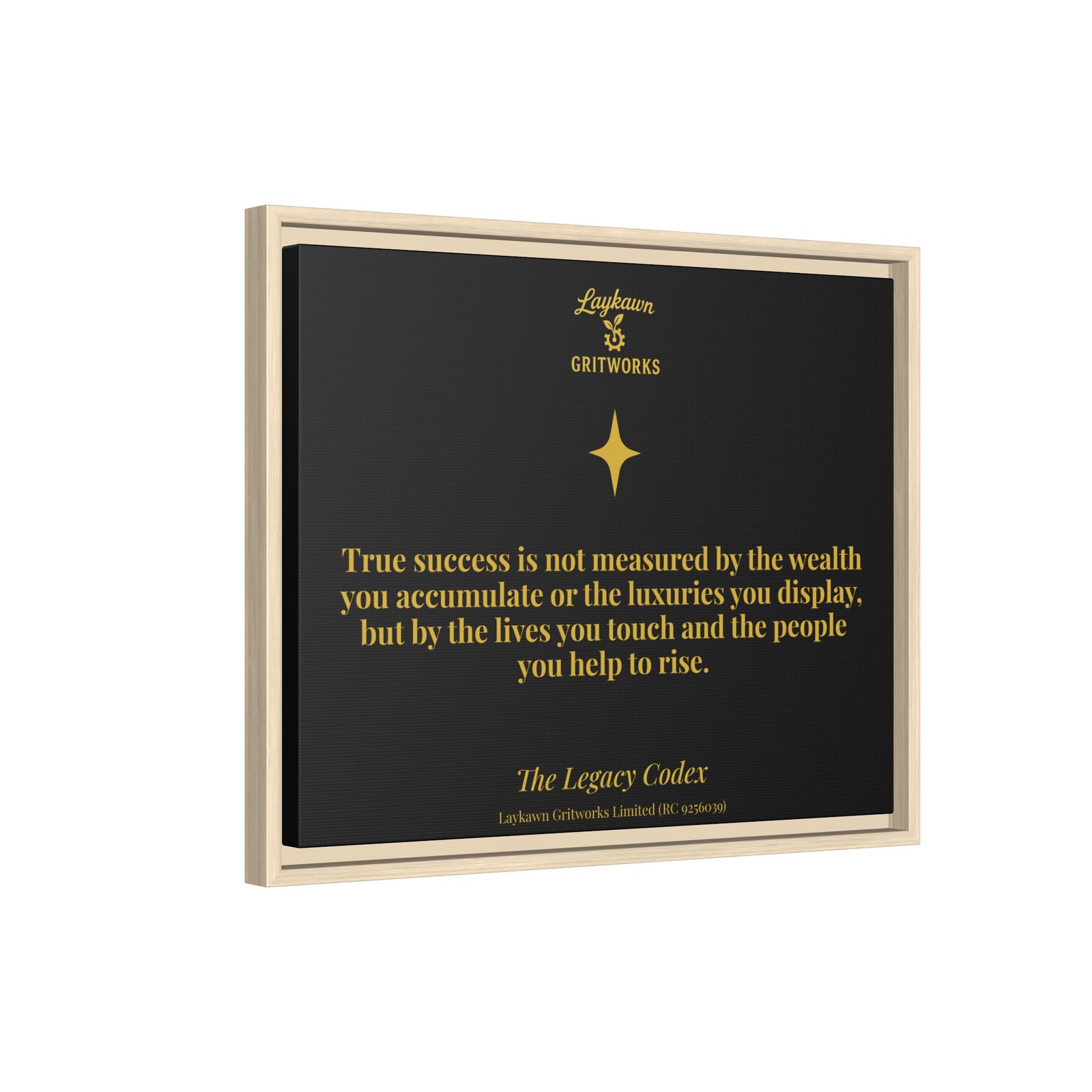 The Legacy of Success – The Legacy Codex Premium Framed Canvas - Image 22