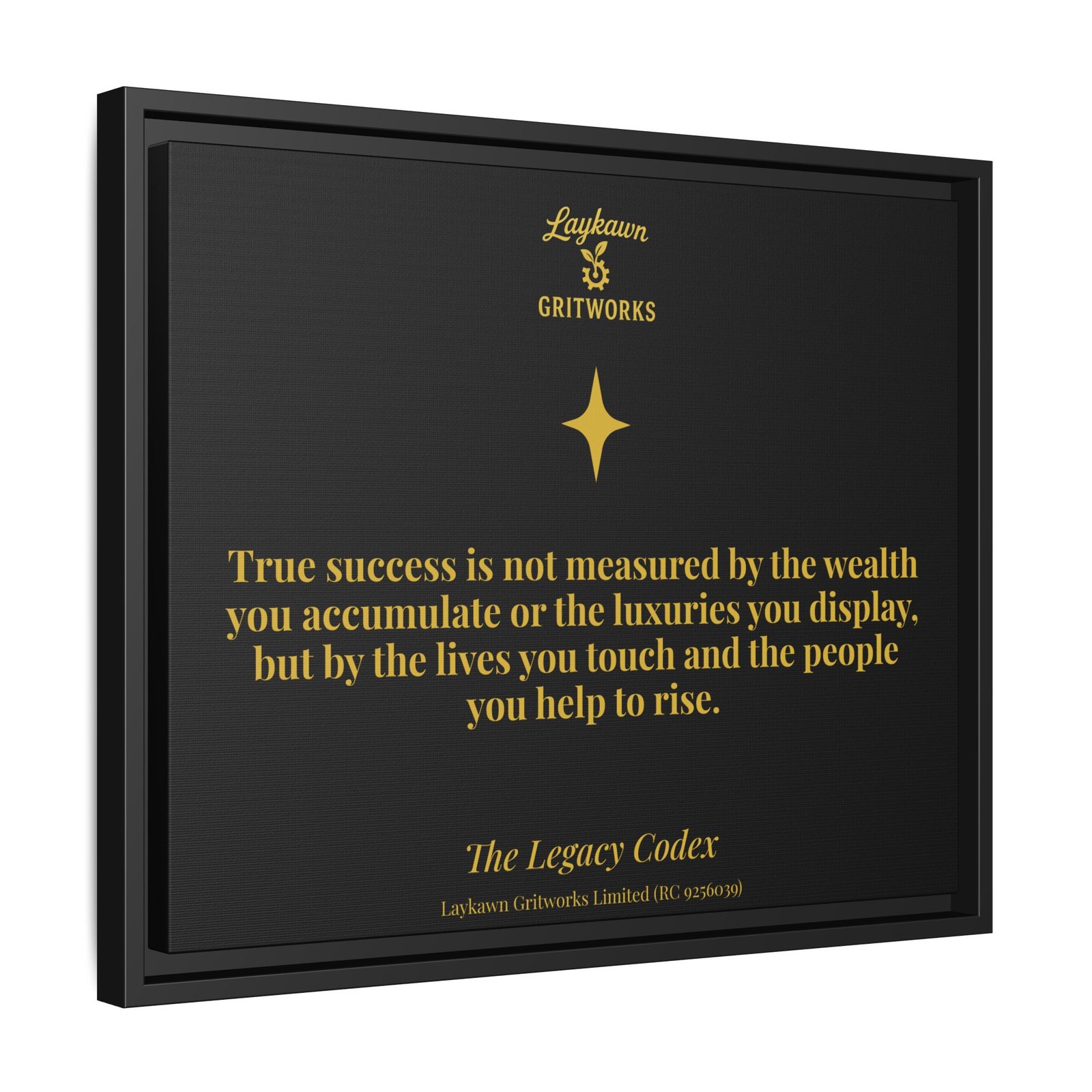 The Legacy of Success – The Legacy Codex Premium Framed Canvas - Image 30