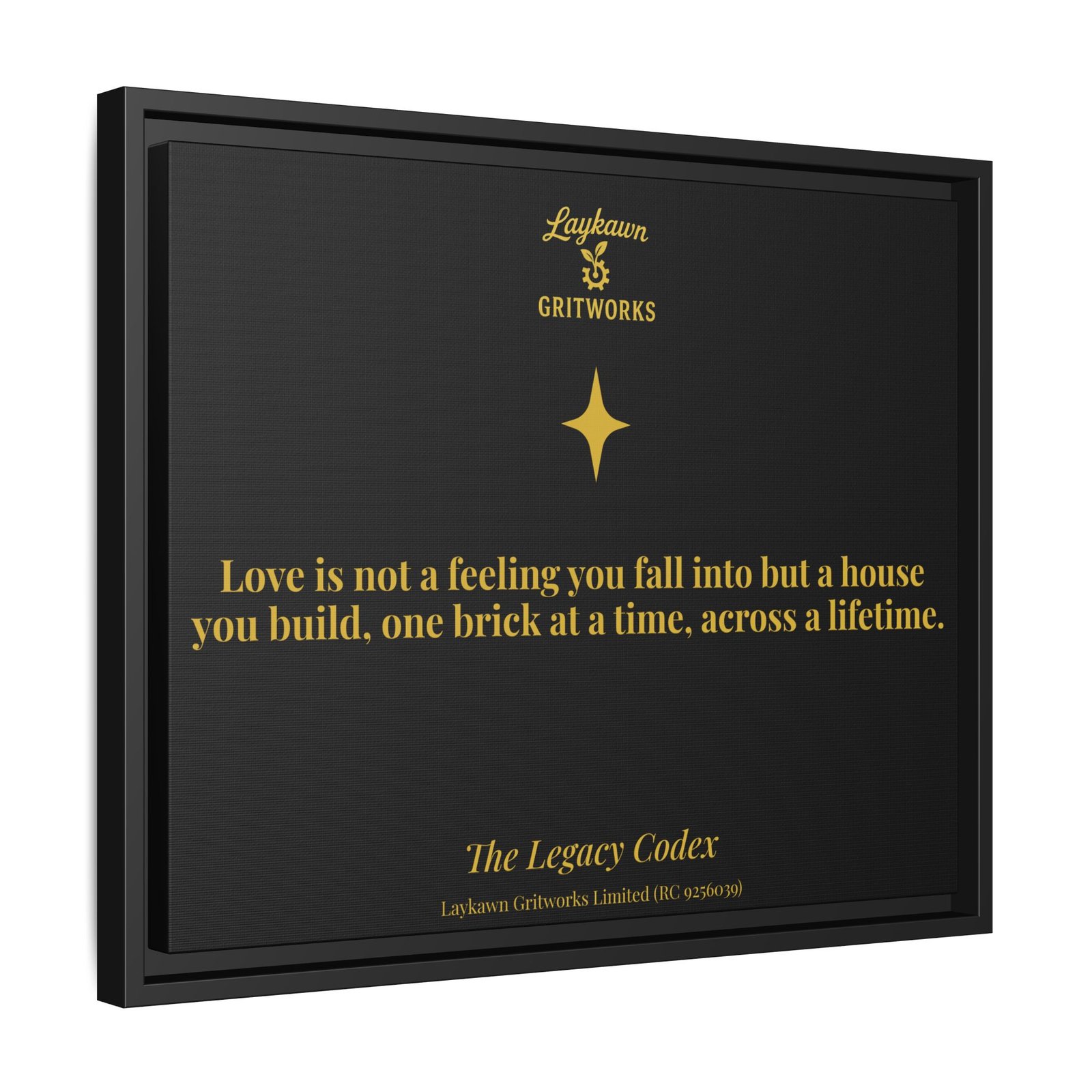 The House of Love – The Legacy Codex Premium Framed Canvas - Image 30