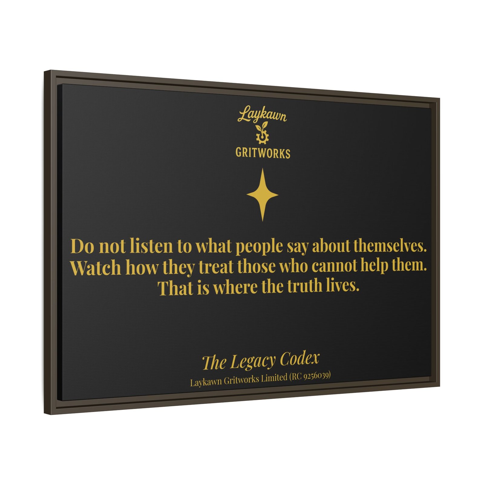 Where Truth Lives – The Legacy Codex Premium Framed Canvas - Image 38