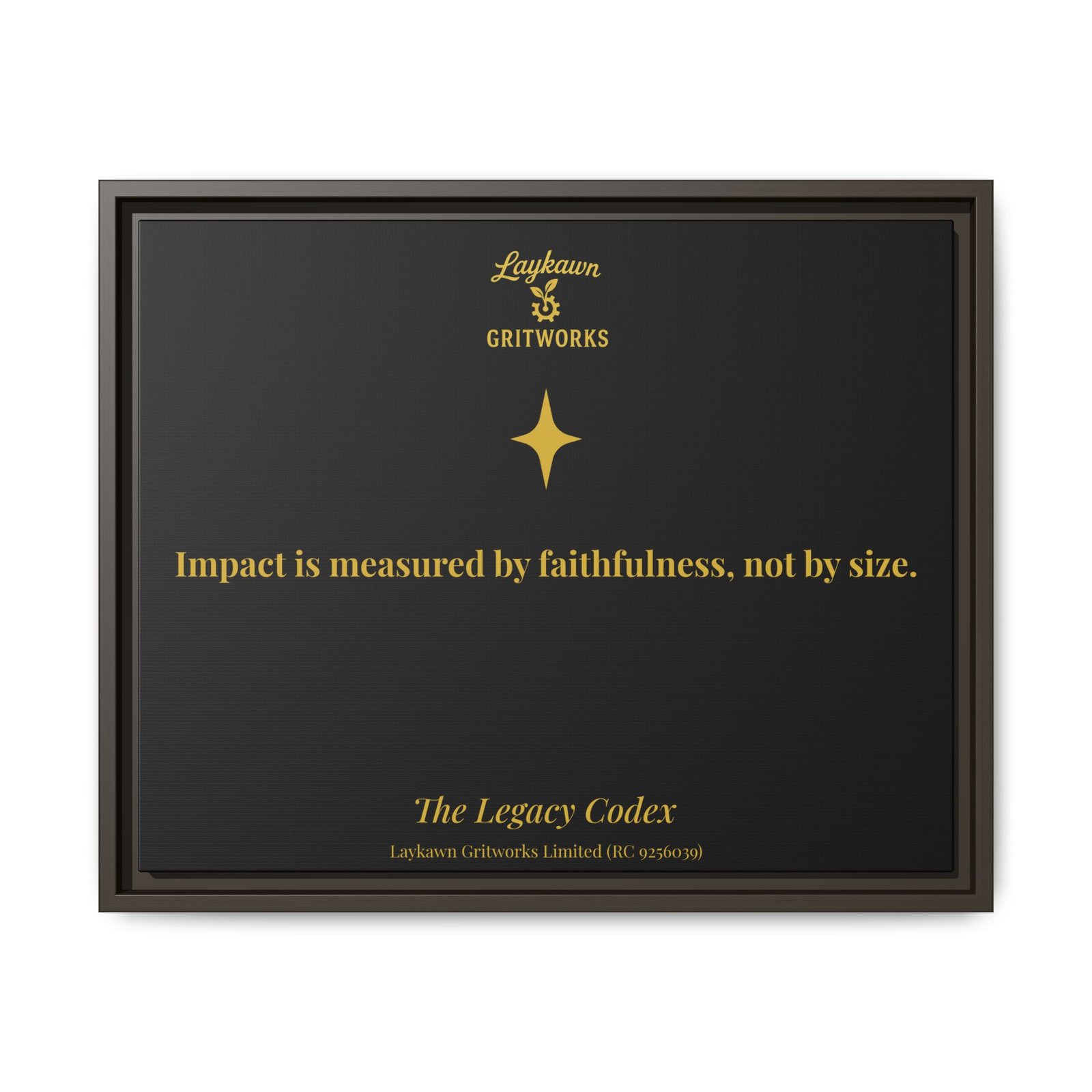 Faithful Impact – The Legacy Codex Premium Framed Canvas - Image 25